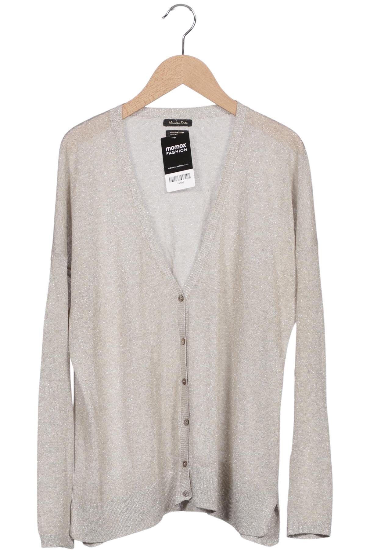 

Massimo Dutti Damen Strickjacke, beige, Gr. 44
