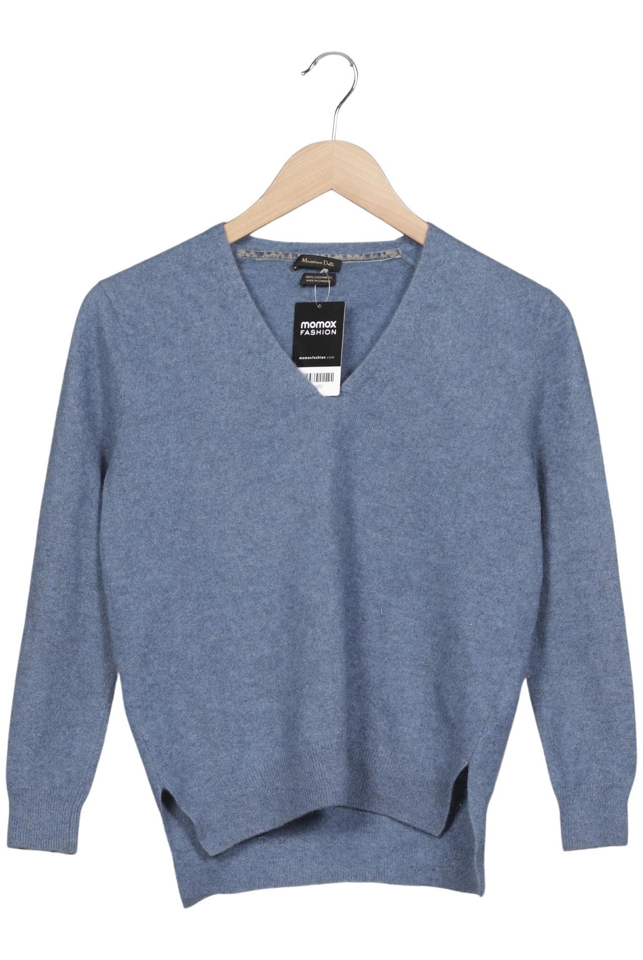 

Massimo Dutti Damen Pullover, blau, Gr. 36