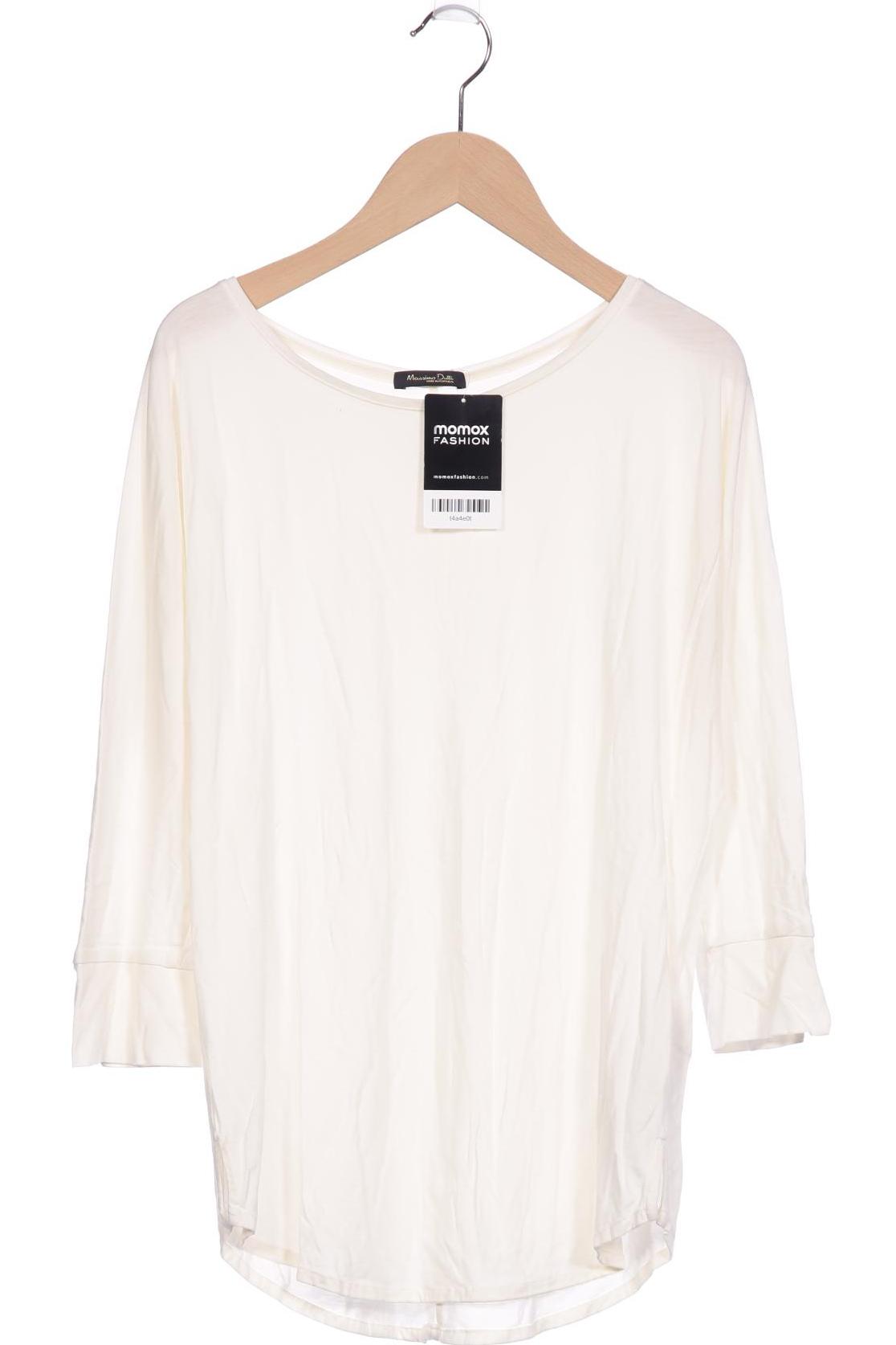 

Massimo Dutti Damen Langarmshirt, cremeweiß