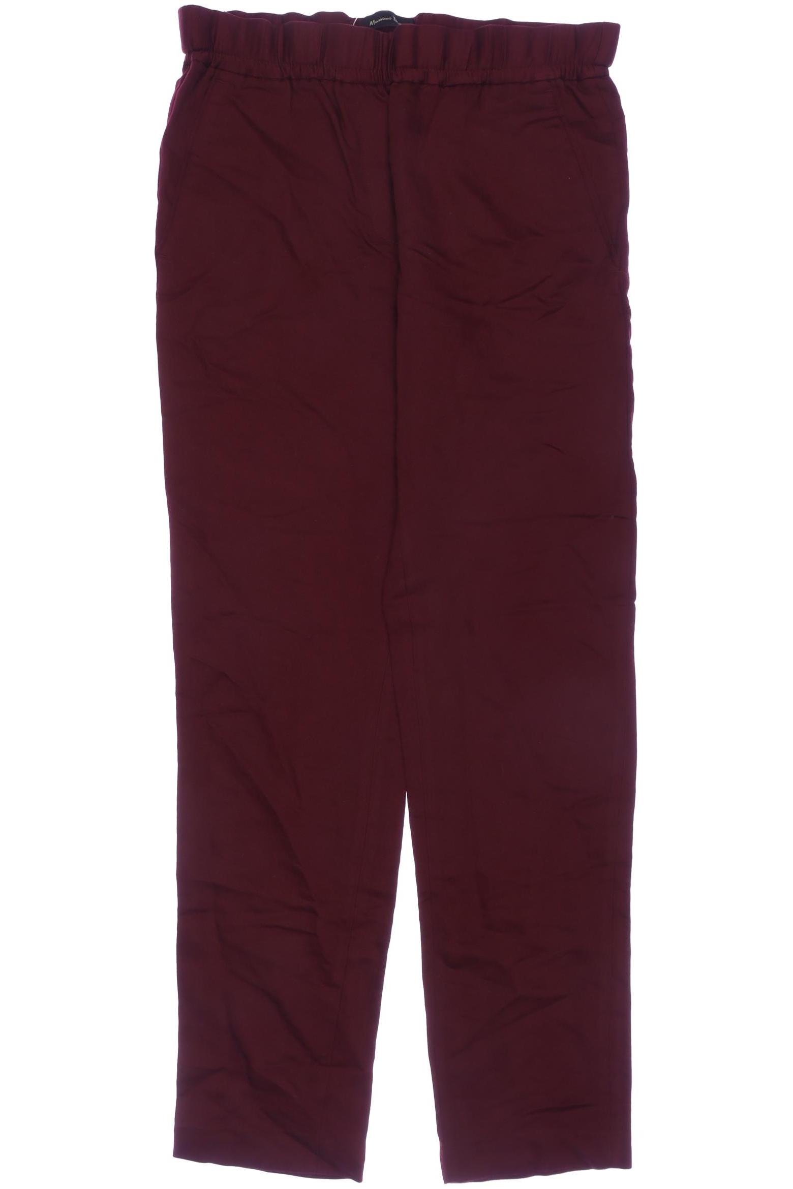 

Massimo Dutti Damen Stoffhose, bordeaux, Gr. 34