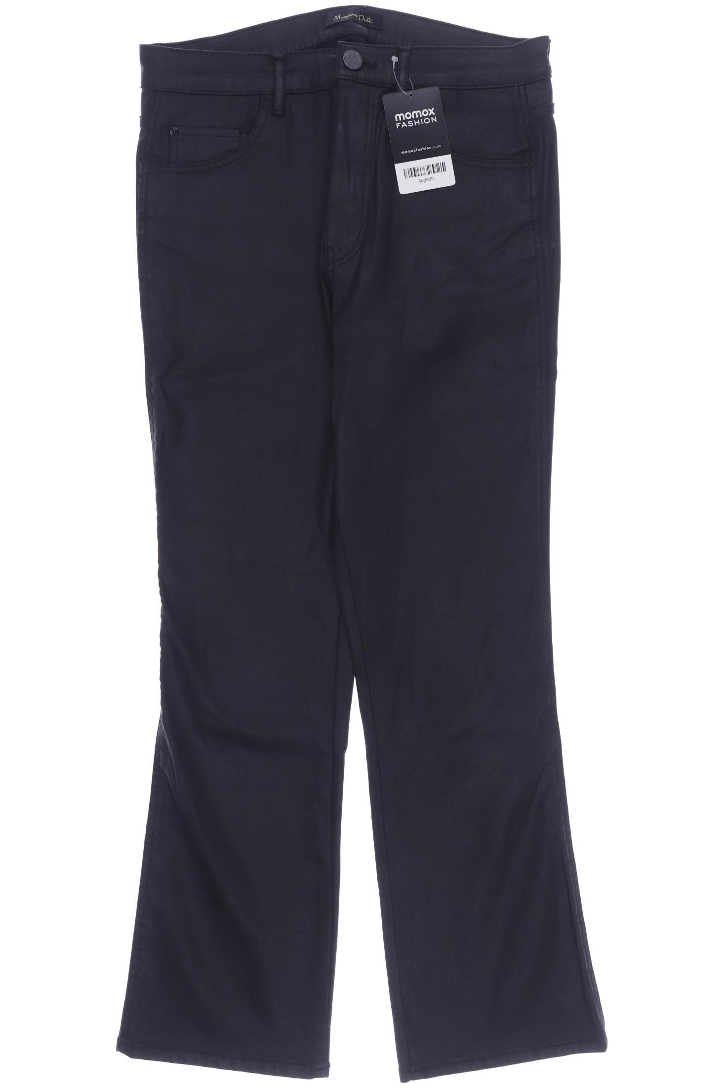 

Massimo Dutti Damen Stoffhose, schwarz, Gr. 36