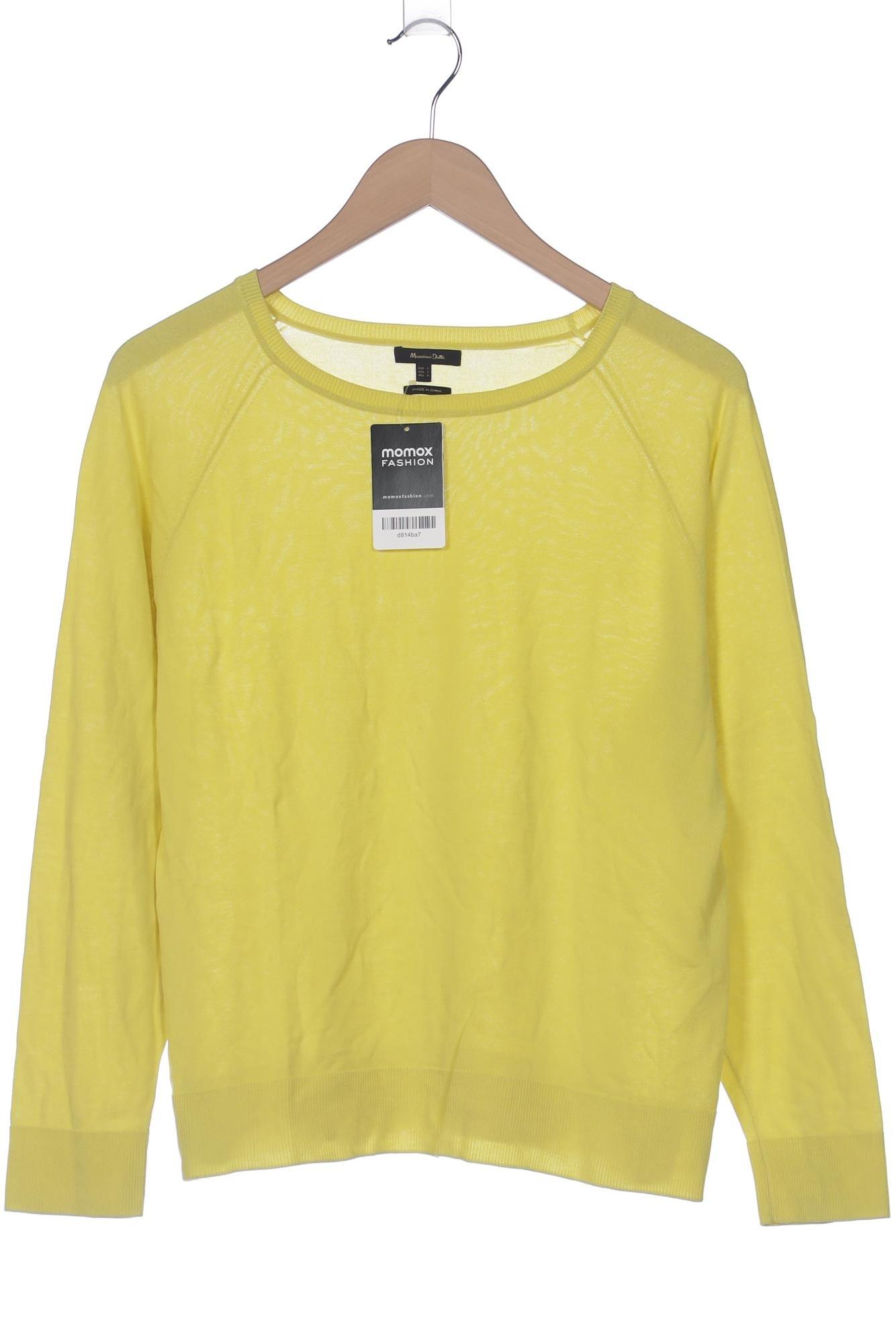 

Massimo Dutti Damen Pullover, gelb, Gr. 42