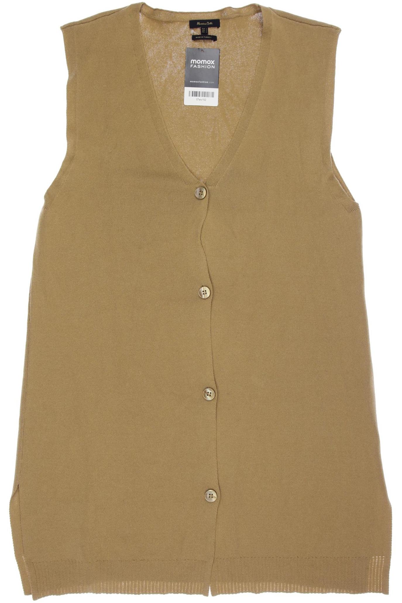 

Massimo Dutti Damen Weste, beige, Gr. 42