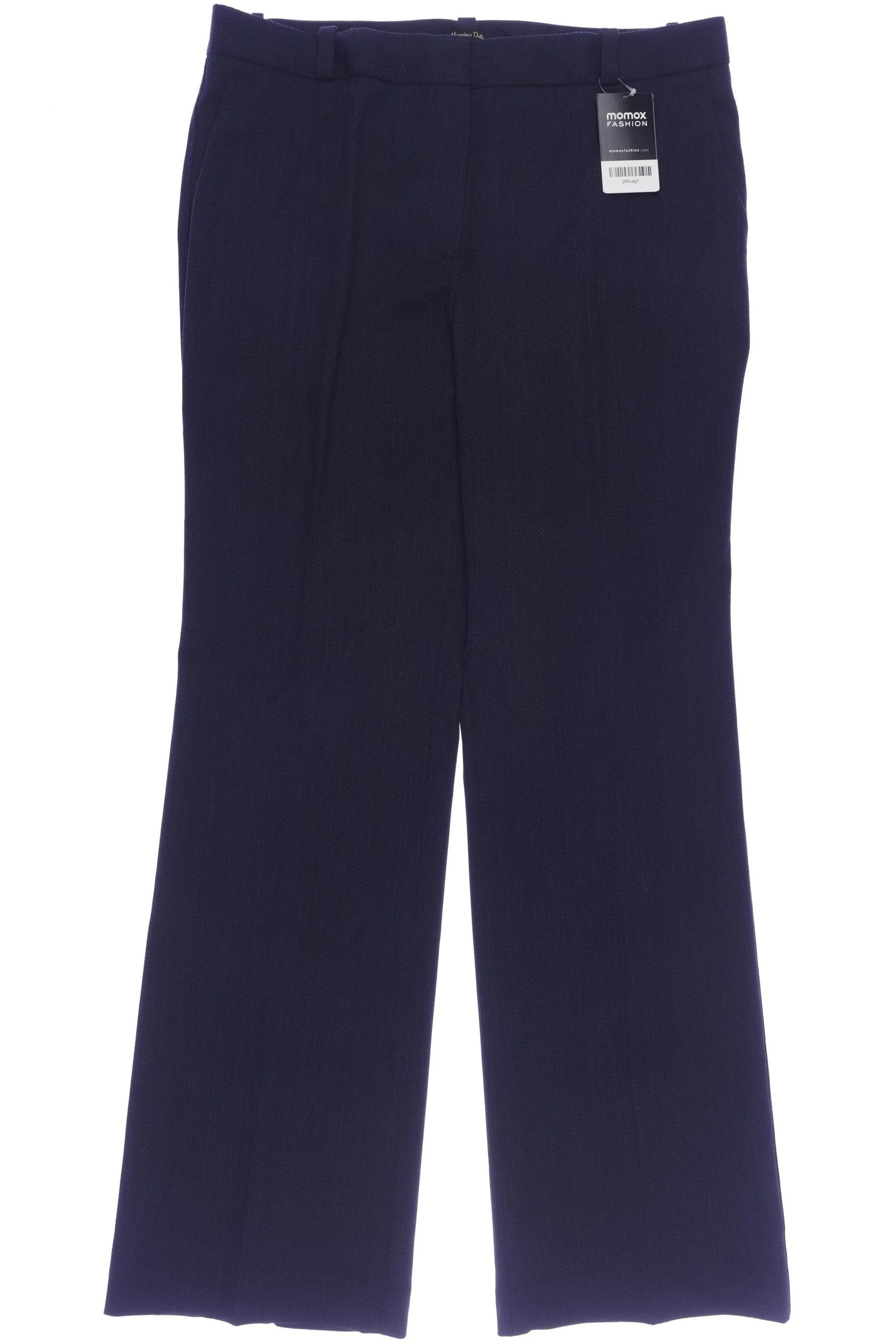 

Massimo Dutti Damen Stoffhose, marineblau, Gr. 46