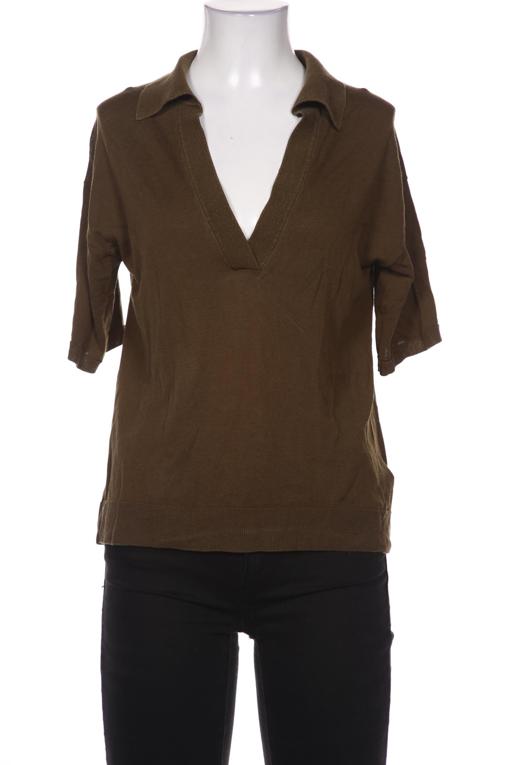 

Massimo Dutti Damen Poloshirt, grün, Gr. 36