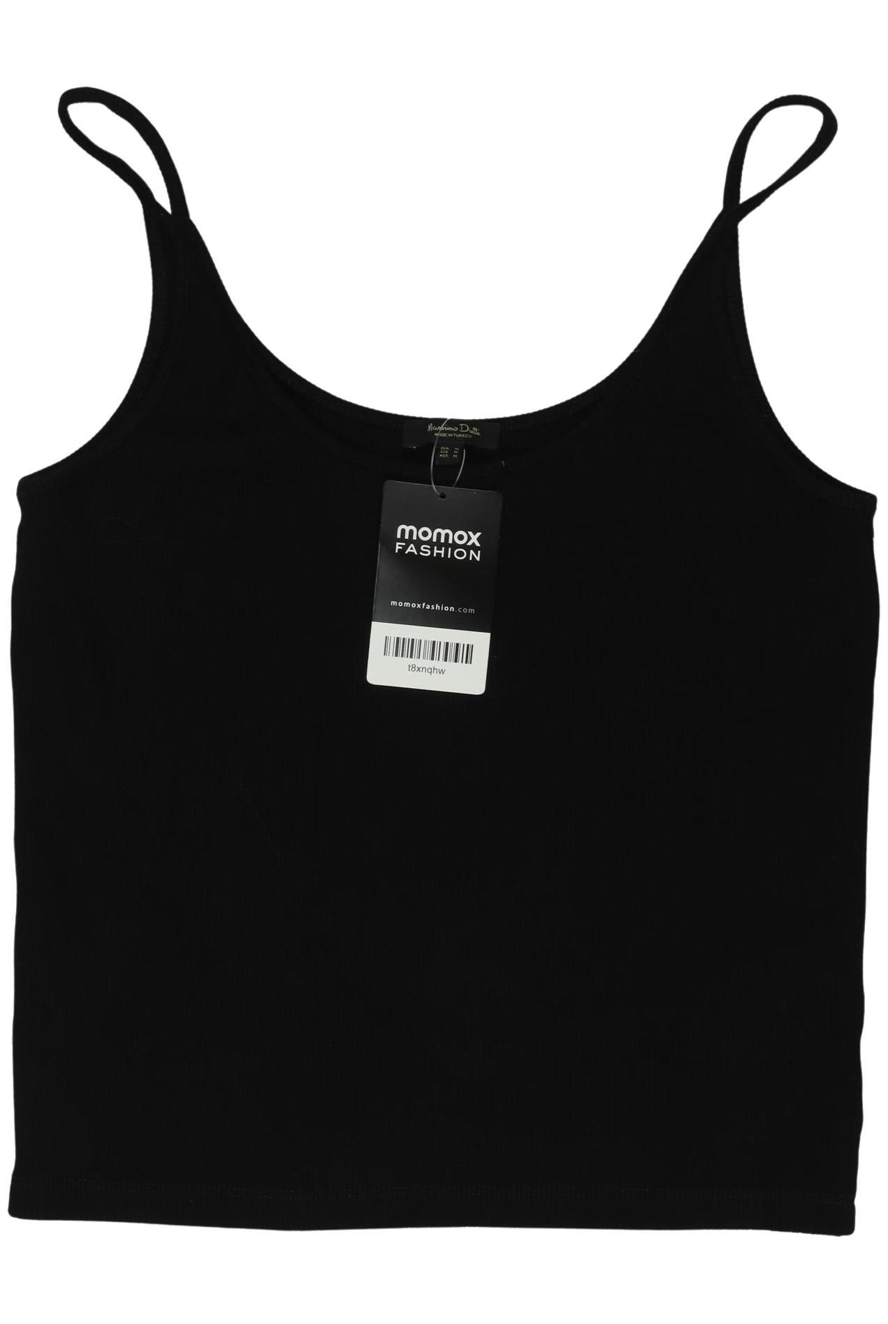 

Massimo Dutti Damen Top, schwarz, Gr. 38