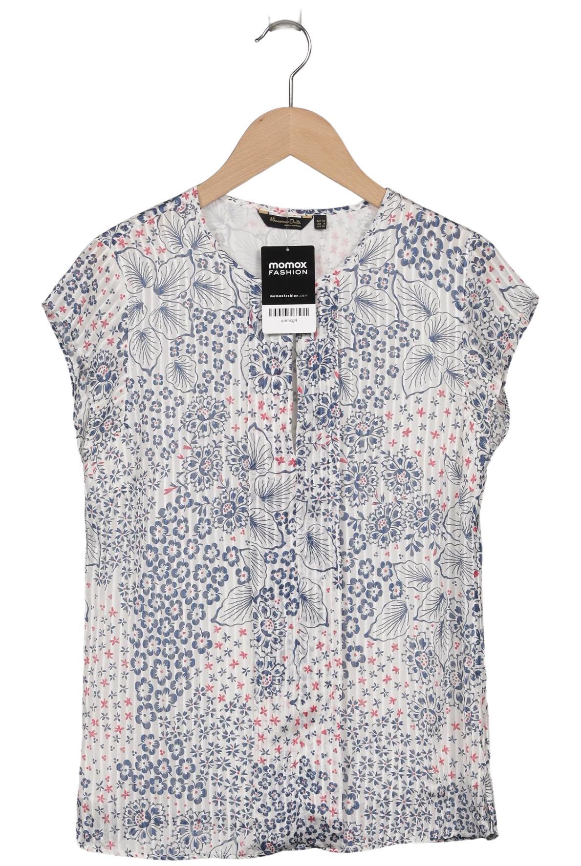 

Massimo Dutti Damen Bluse, blau, Gr. 36
