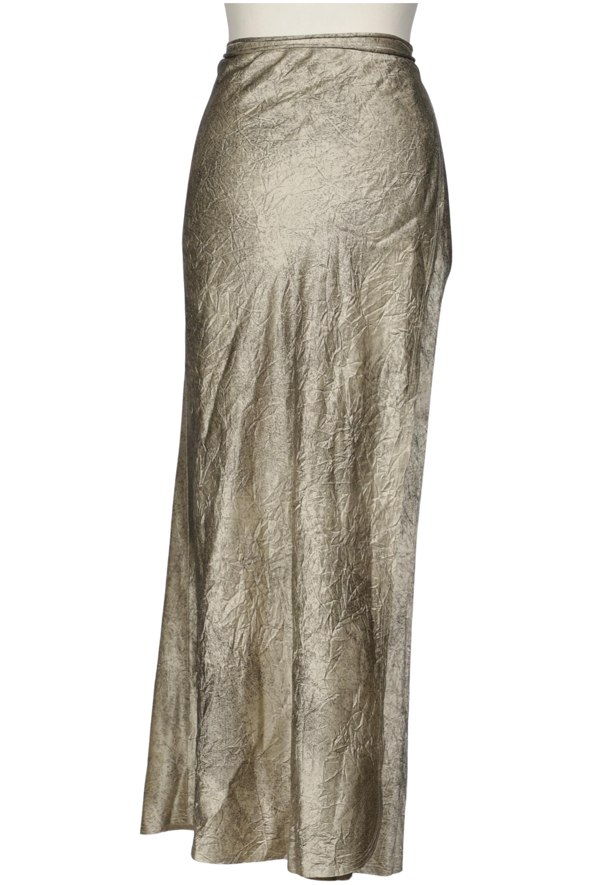 

Massimo Dutti Damen Rock, beige, Gr. 29