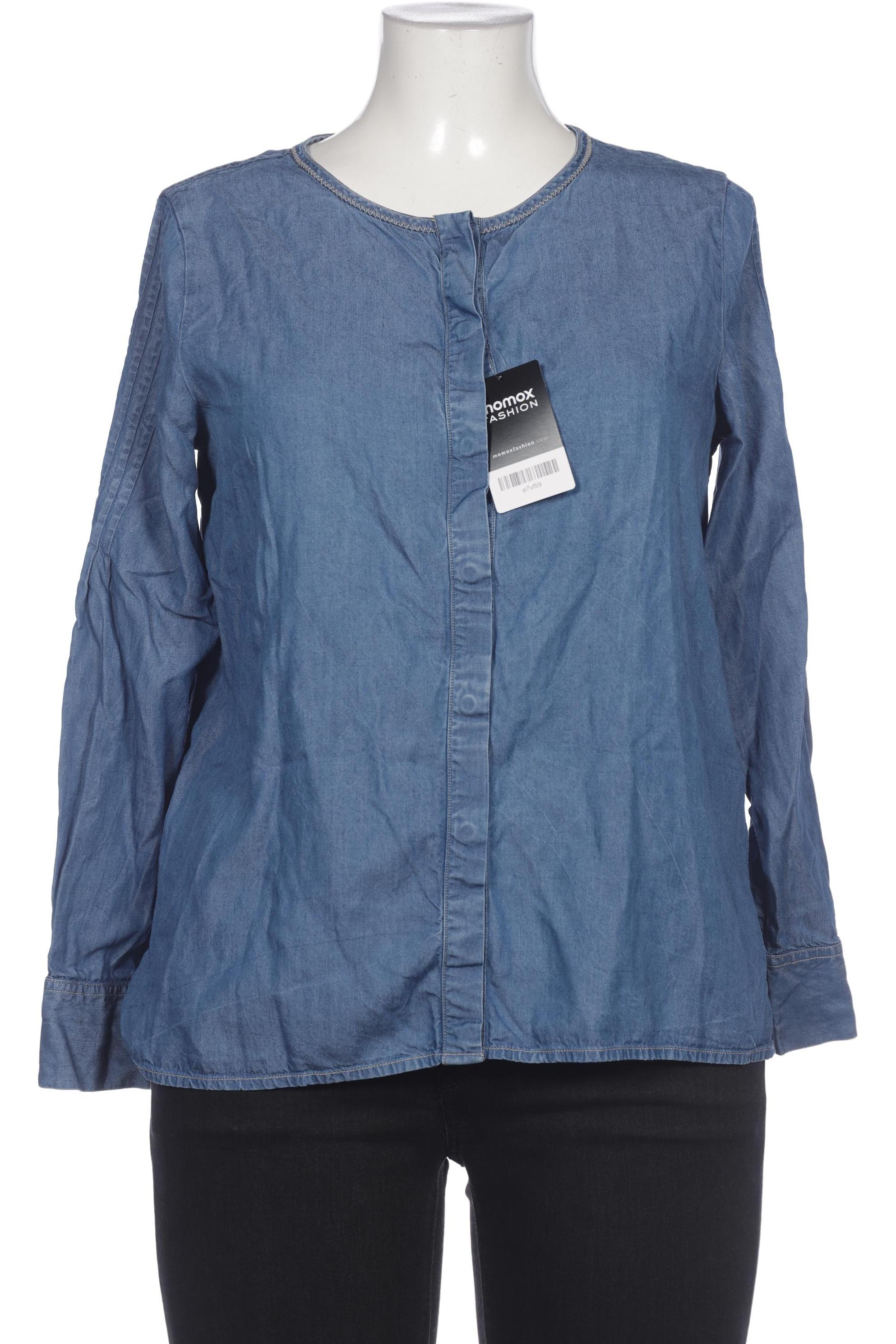 

Massimo Dutti Damen Bluse, blau, Gr. 42