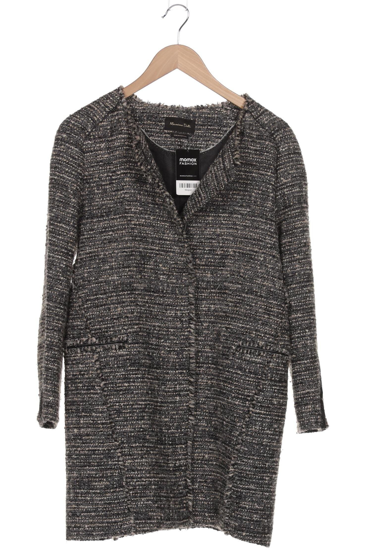 

Massimo Dutti Damen Mantel, grau, Gr. 40
