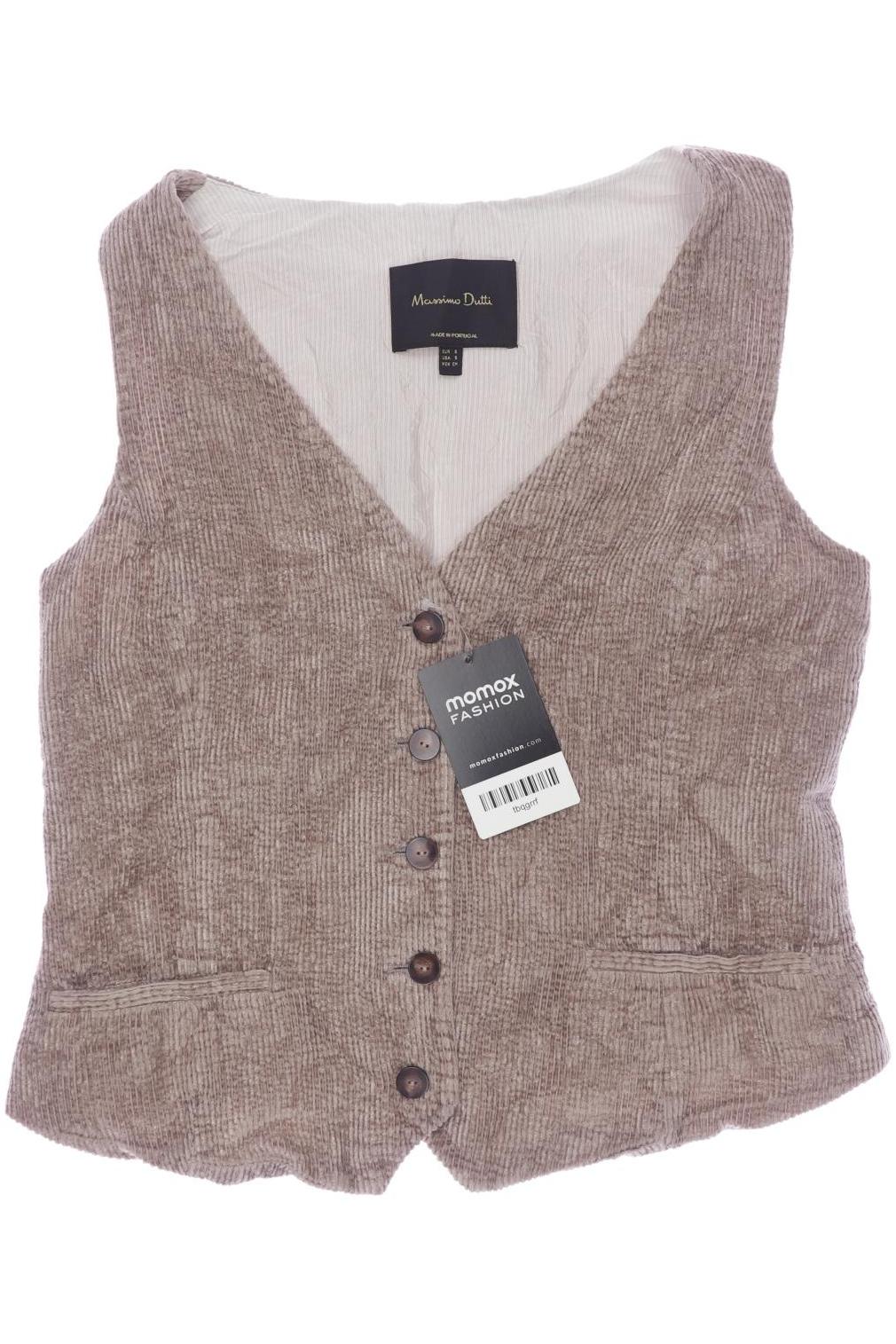 

Massimo Dutti Damen Weste, braun, Gr. 36