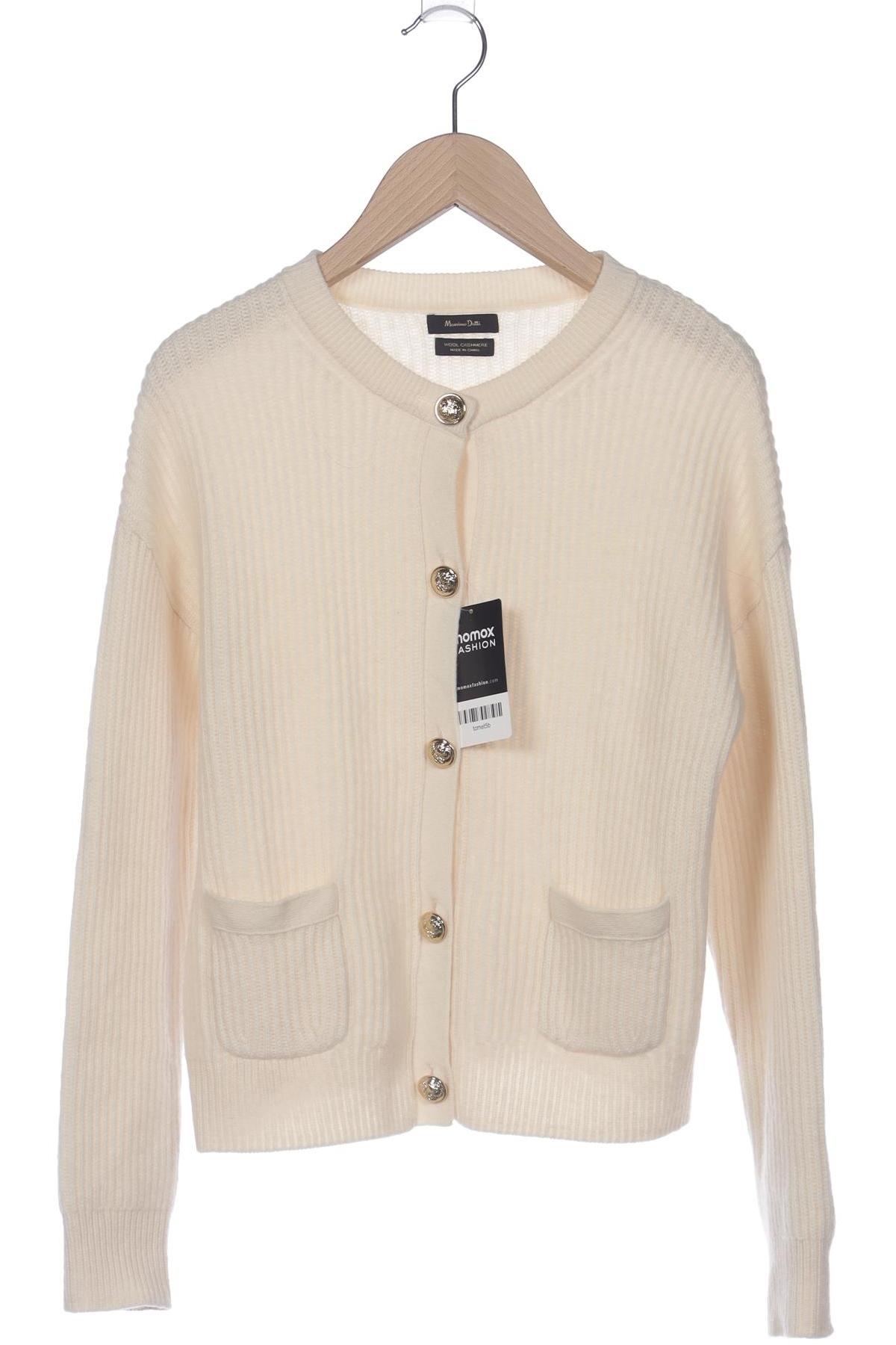 

Massimo Dutti Damen Strickjacke, cremeweiß, Gr. 34