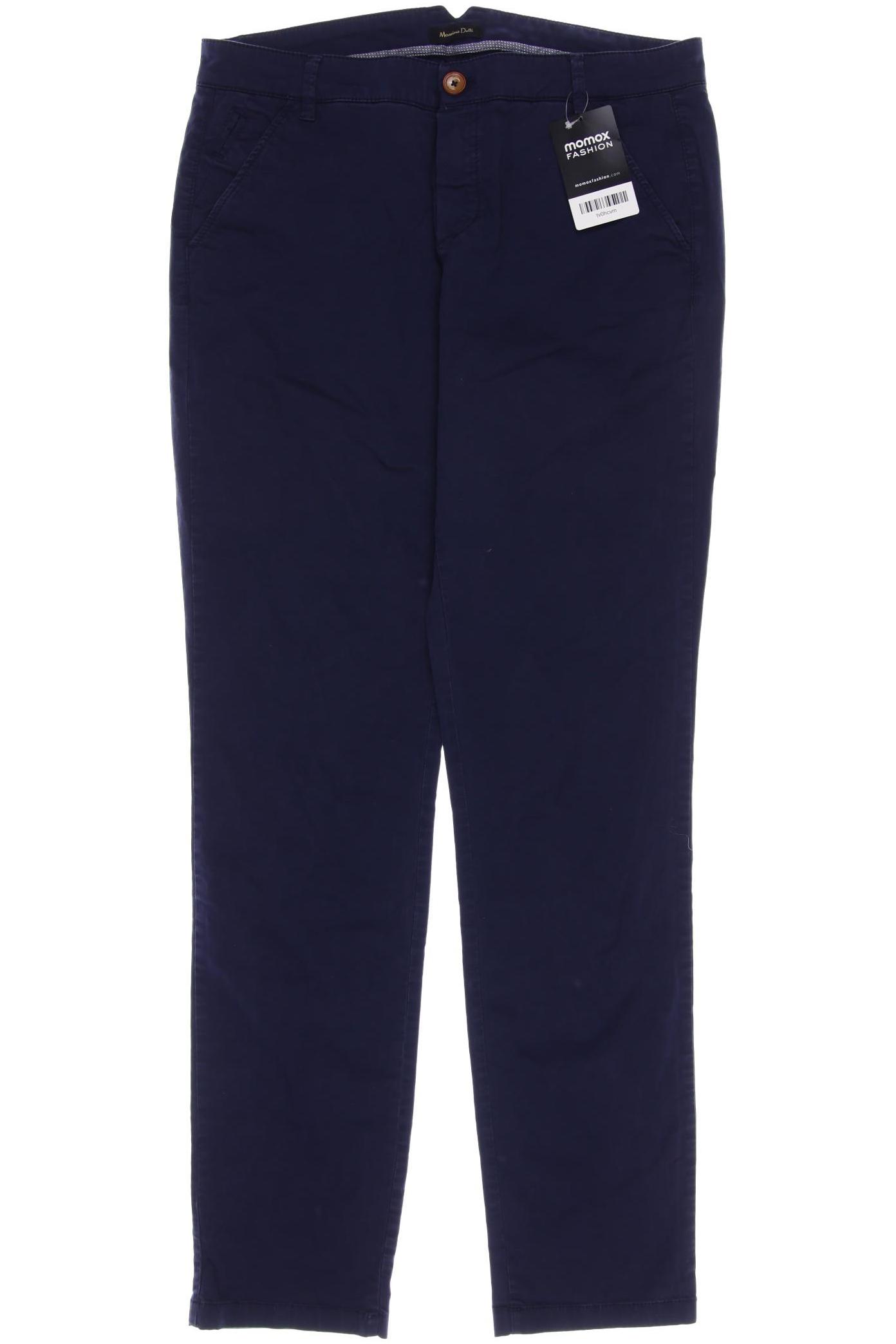 

Massimo Dutti Damen Stoffhose, marineblau