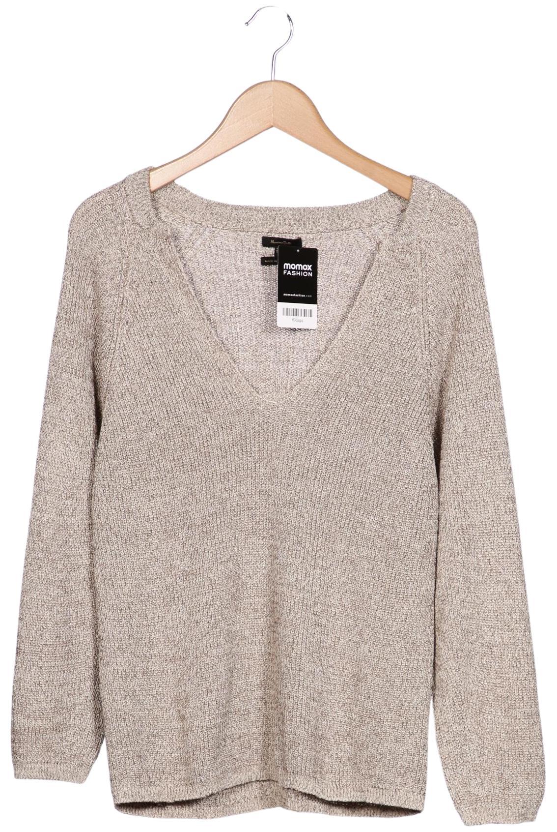 

Massimo Dutti Damen Pullover, beige, Gr. 36