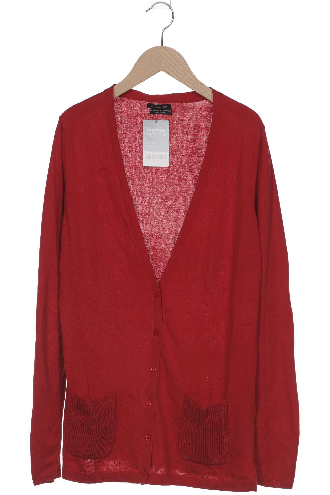 

Massimo Dutti Damen Strickjacke, rot, Gr. 42