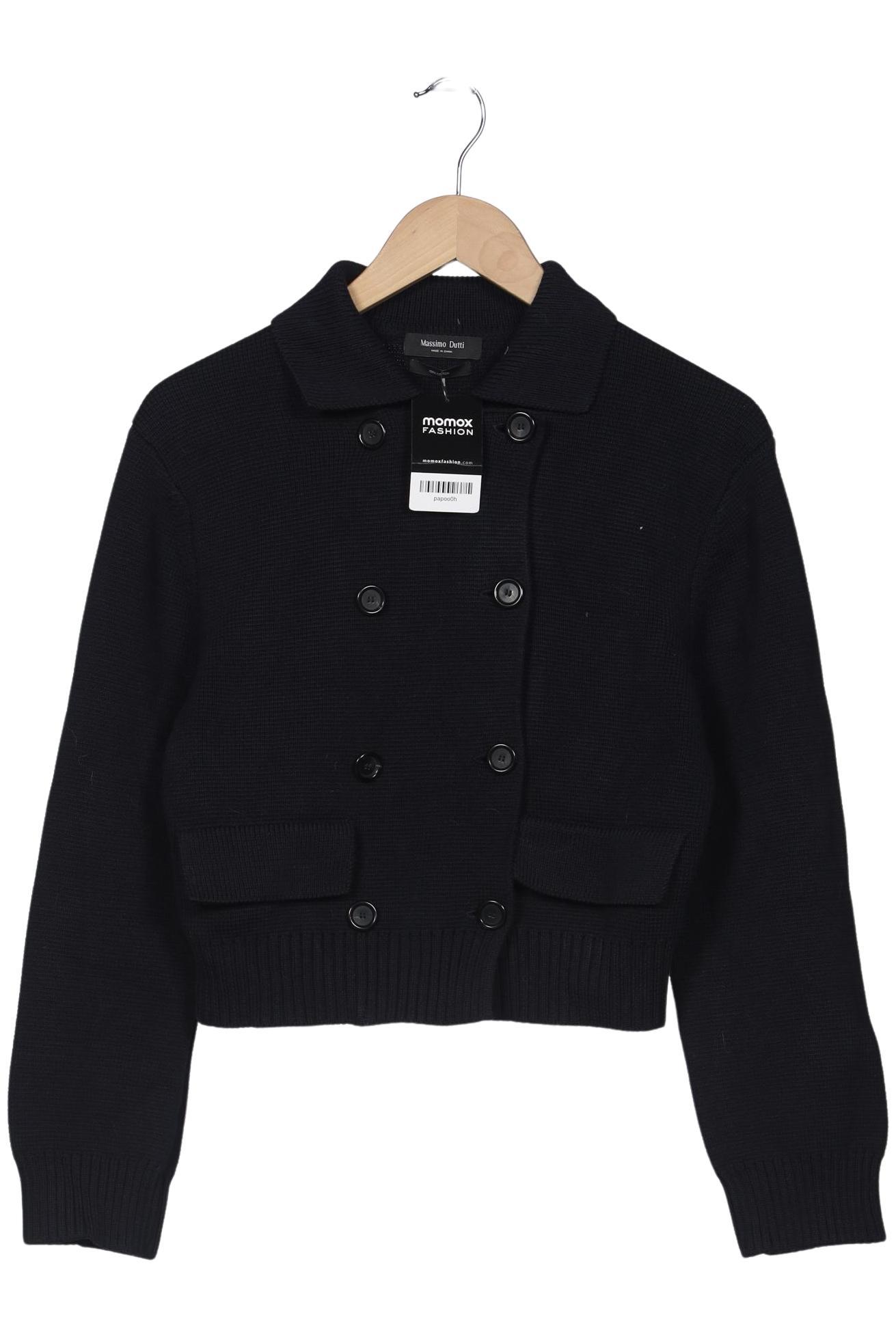 

Massimo Dutti Damen Strickjacke, marineblau, Gr. 38