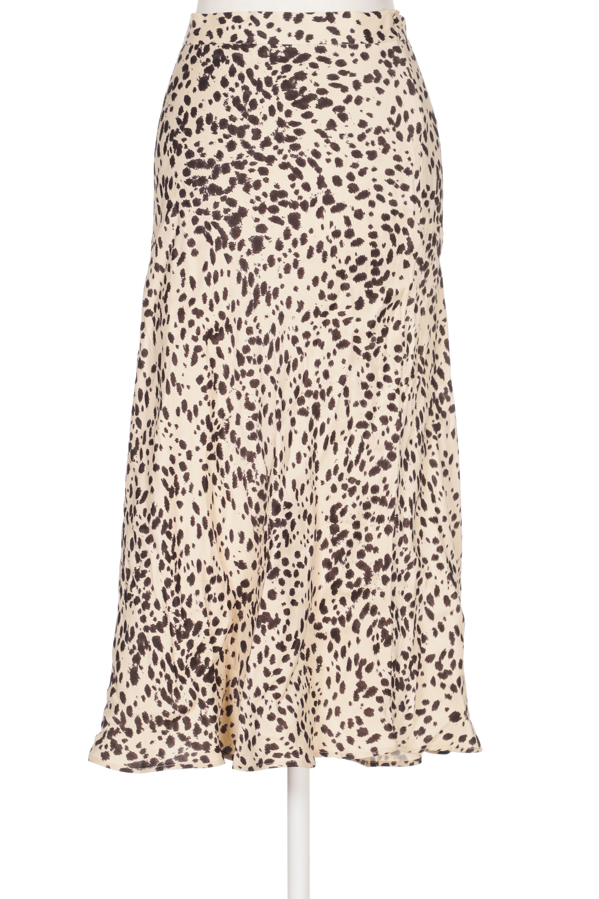 

Massimo Dutti Damen Rock, beige, Gr. 40