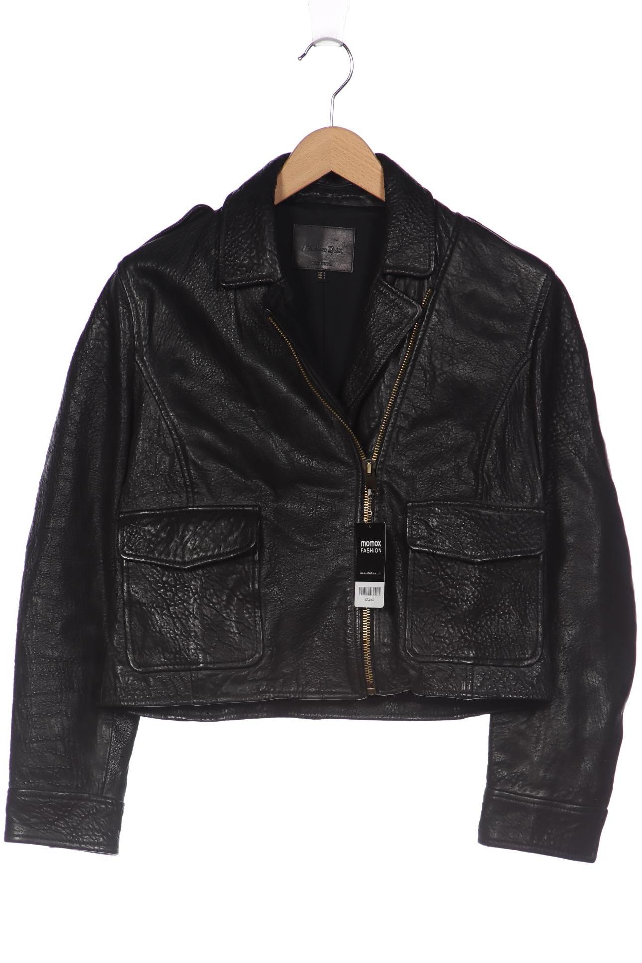 

Massimo Dutti Damen Jacke, schwarz, Gr. 42