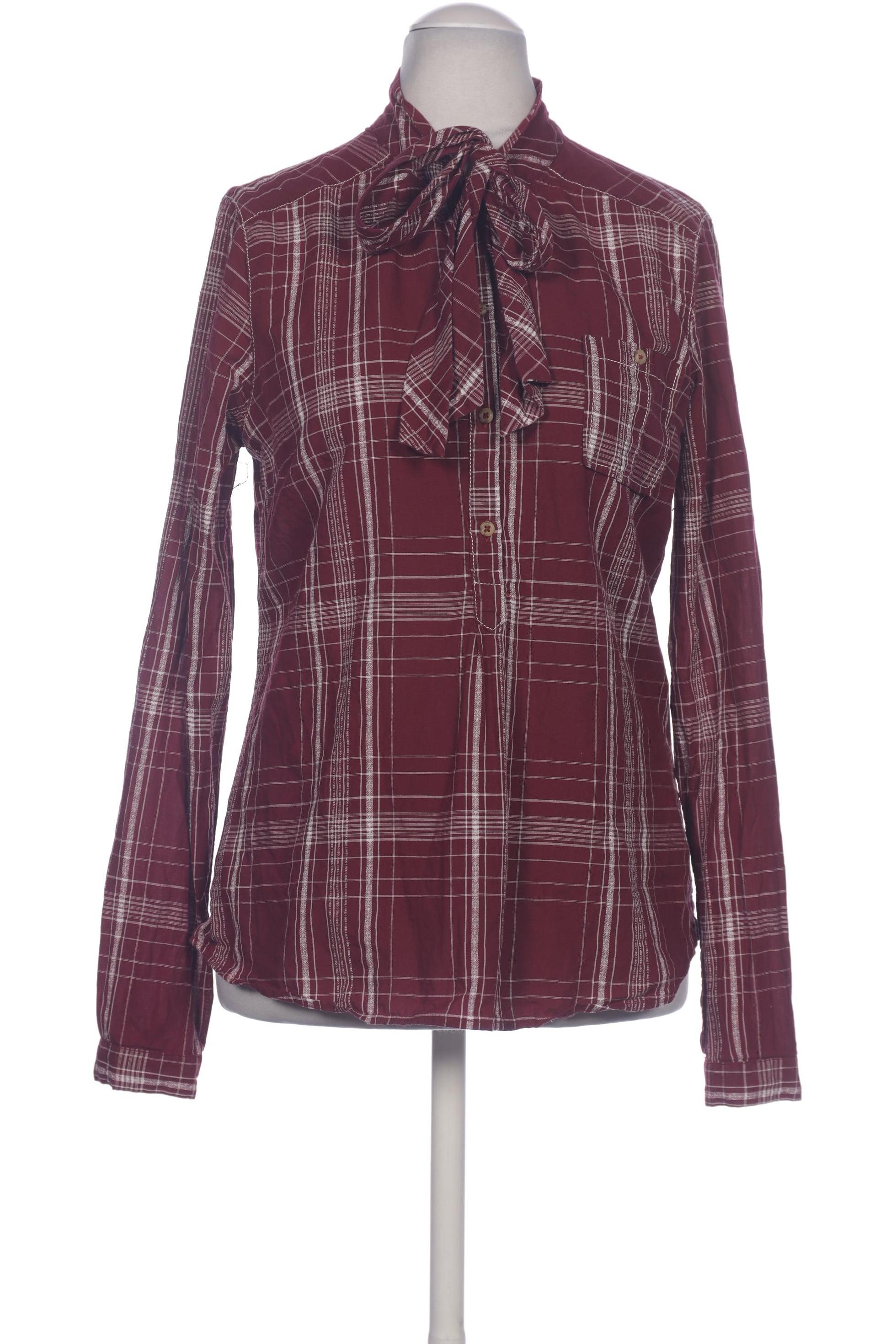 

Massimo Dutti Damen Bluse, bordeaux, Gr. 40