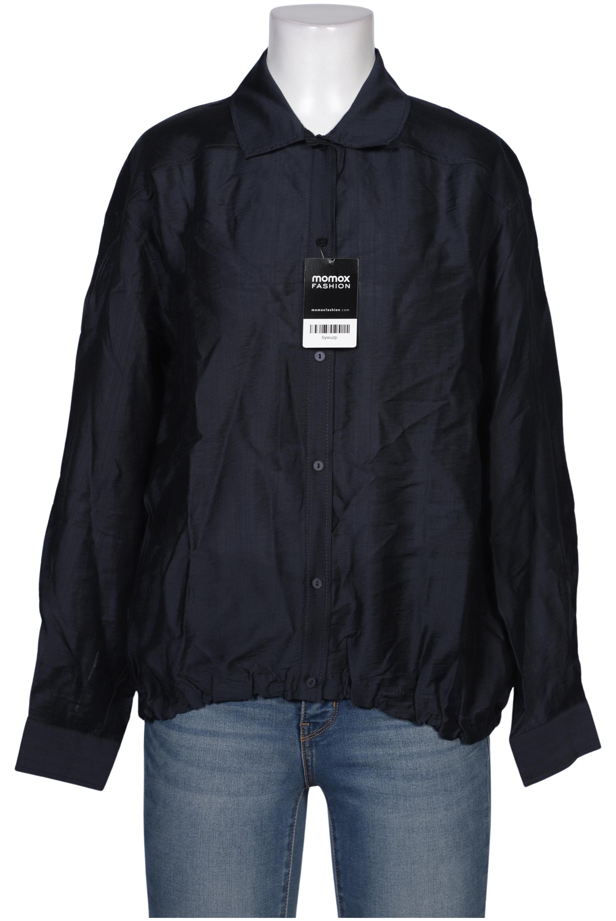 

Massimo Dutti Damen Bluse, marineblau, Gr. 36