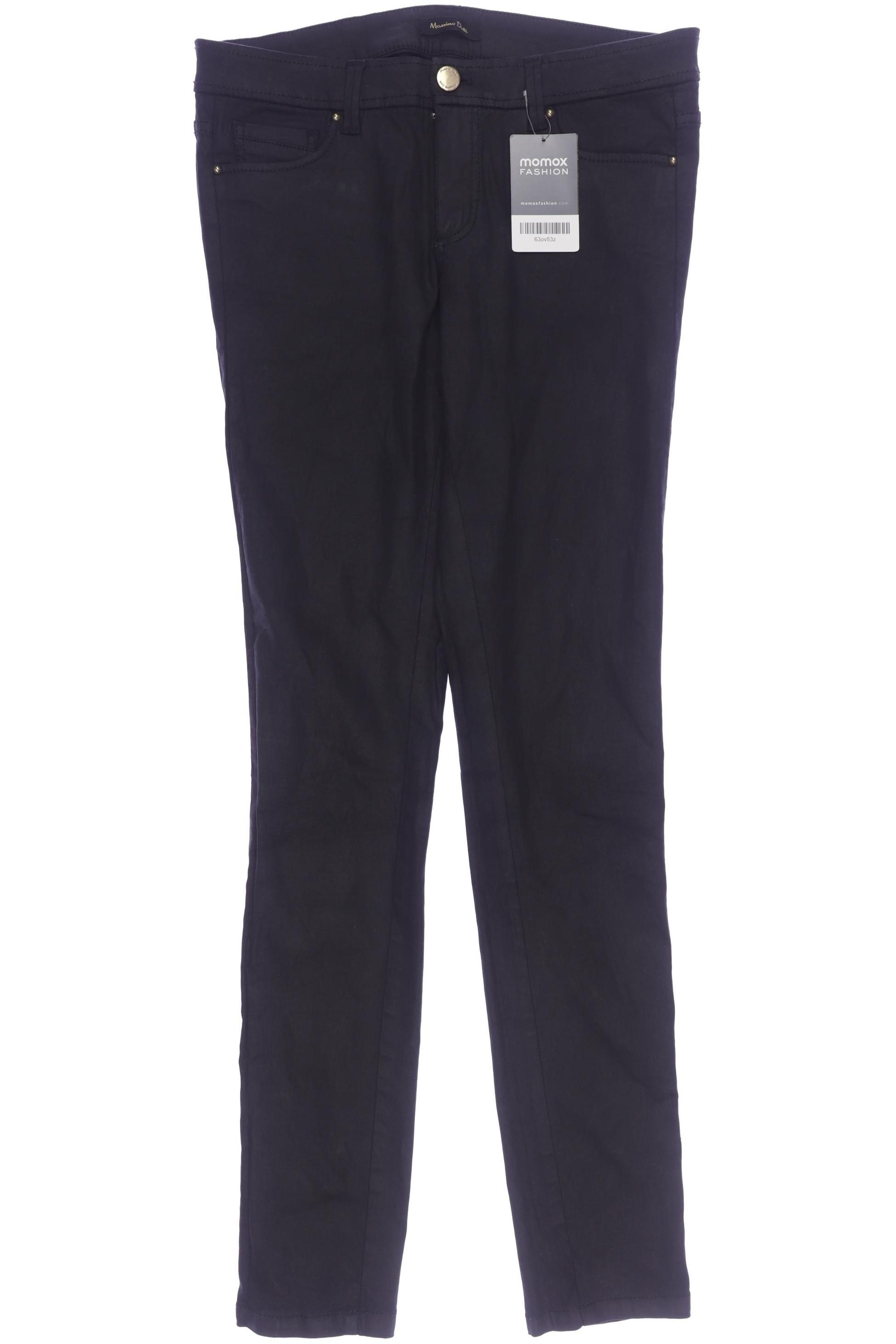 

Massimo Dutti Damen Stoffhose, schwarz, Gr. 28