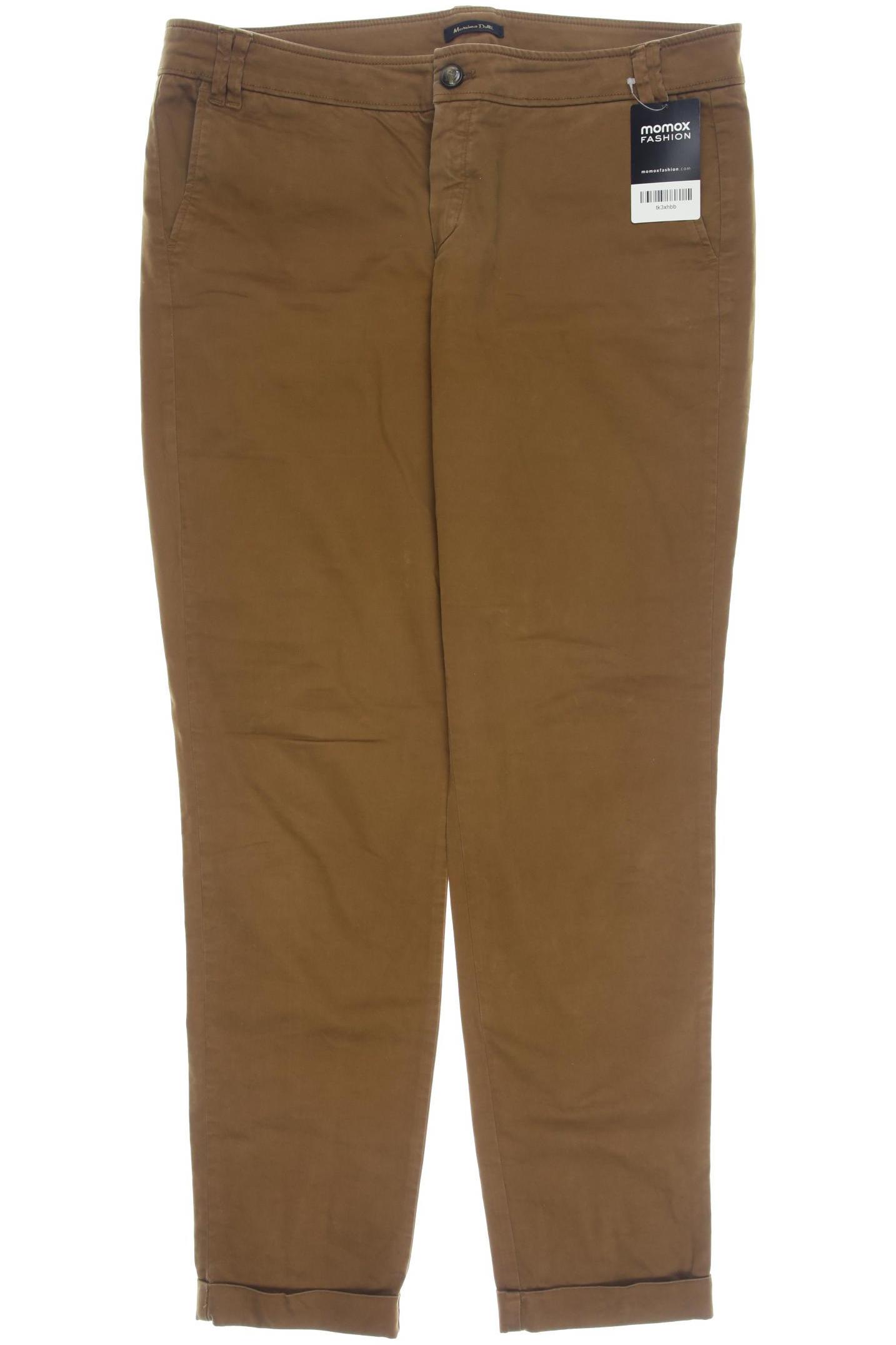 

Massimo Dutti Damen Stoffhose, braun, Gr. 42