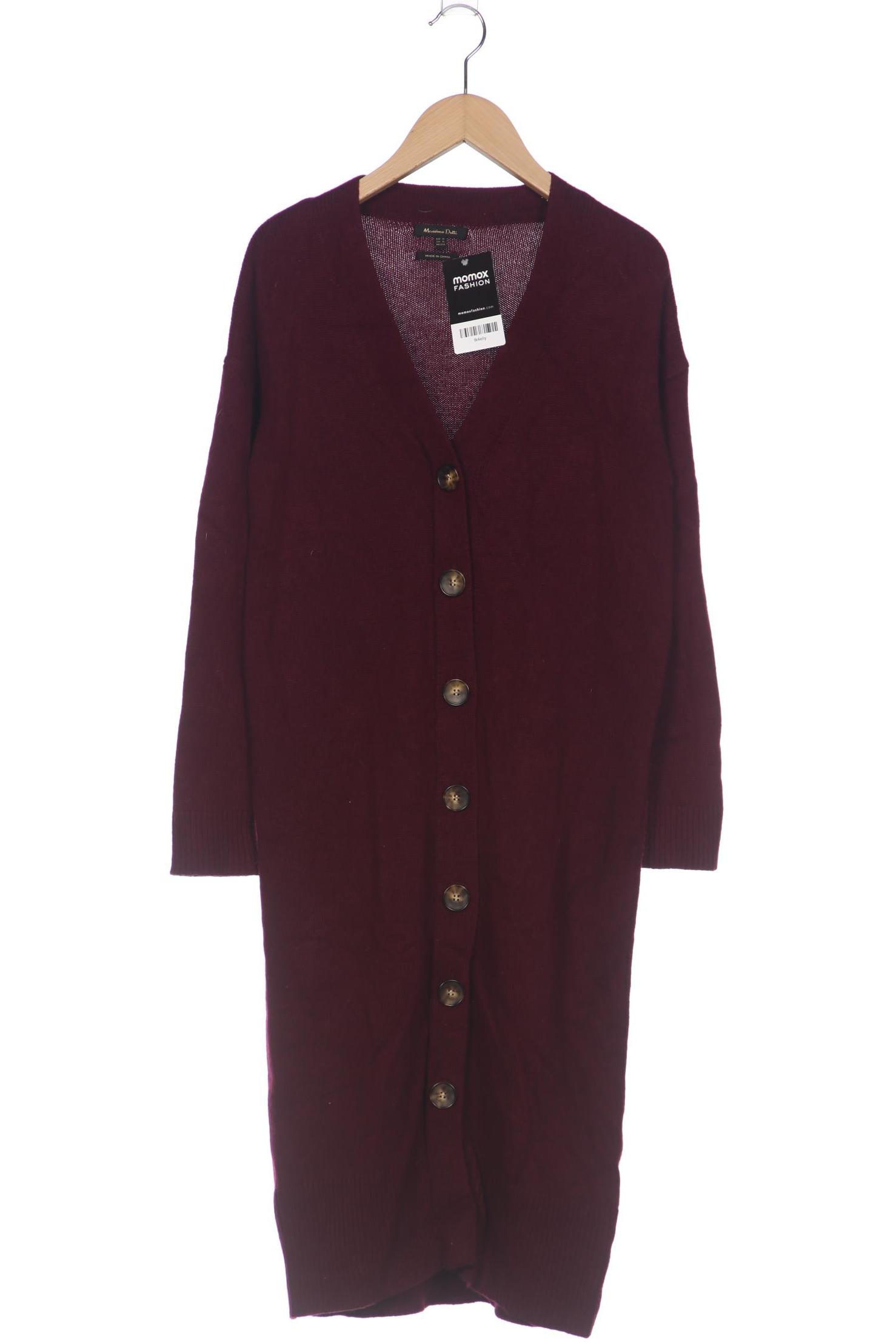 

Massimo Dutti Damen Strickjacke, bordeaux, Gr. 34