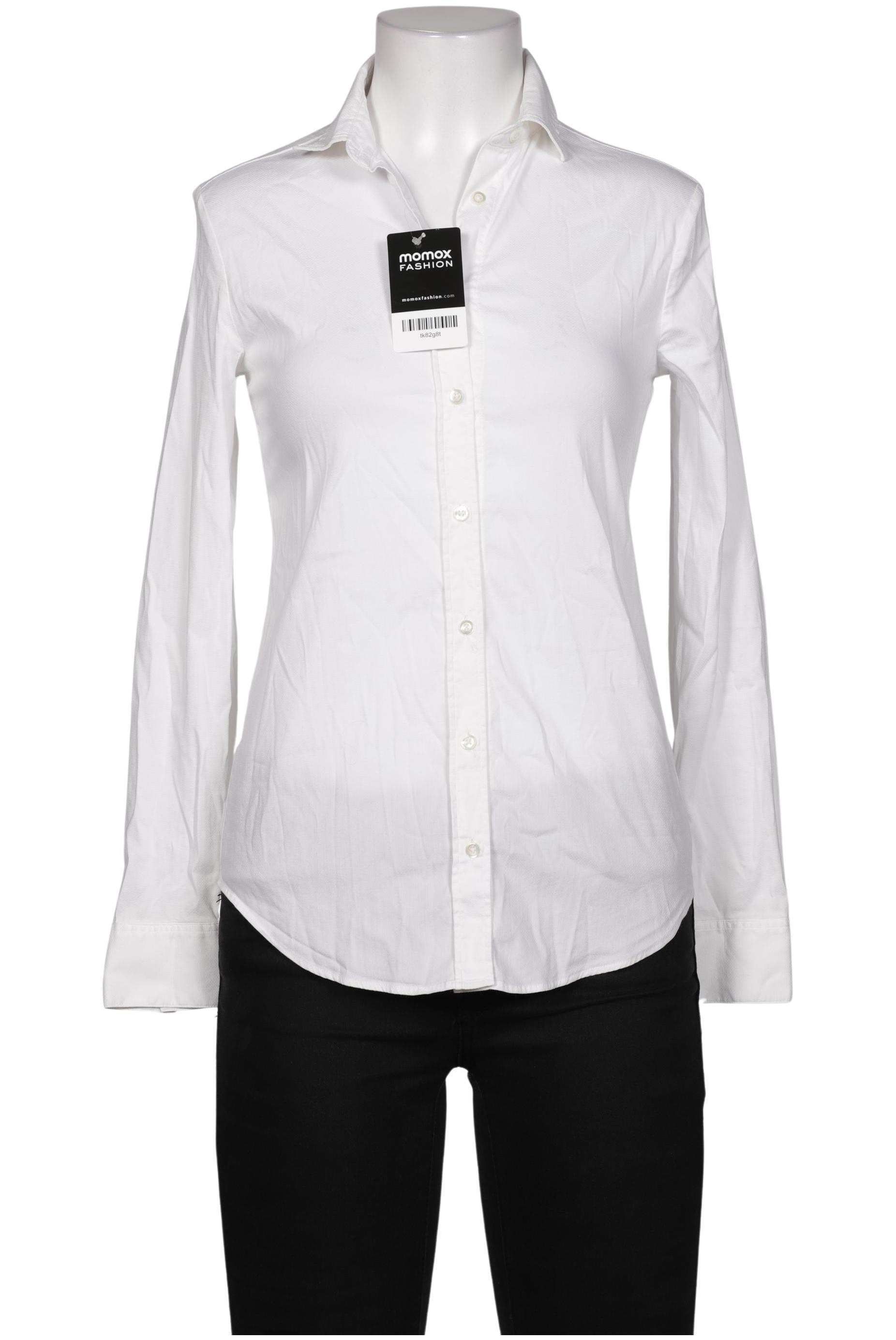 

Massimo Dutti Damen Bluse, weiß, Gr. 34