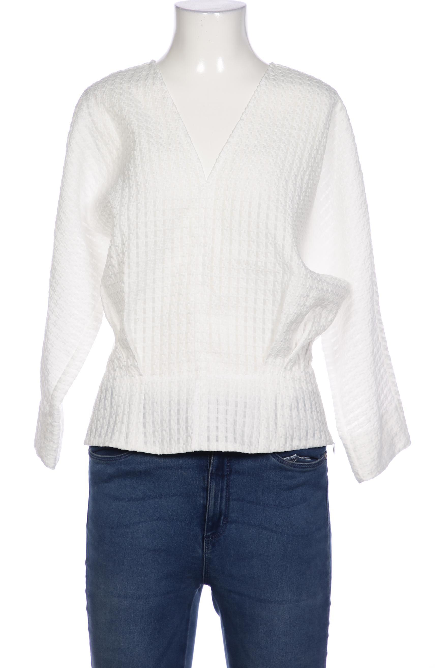 

Massimo Dutti Damen Bluse, weiß, Gr. 36
