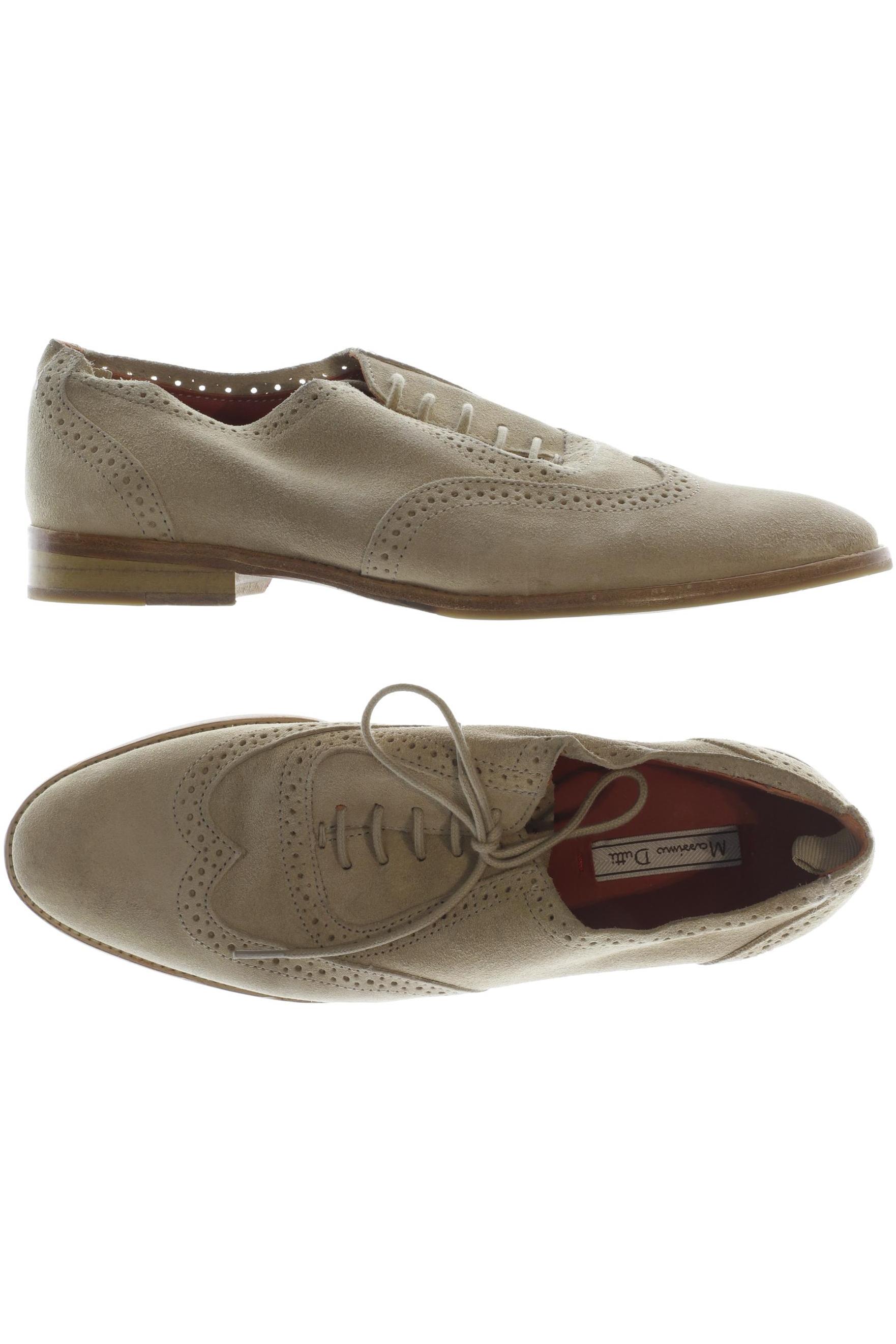 

Massimo Dutti Damen Halbschuh, beige, Gr. 37