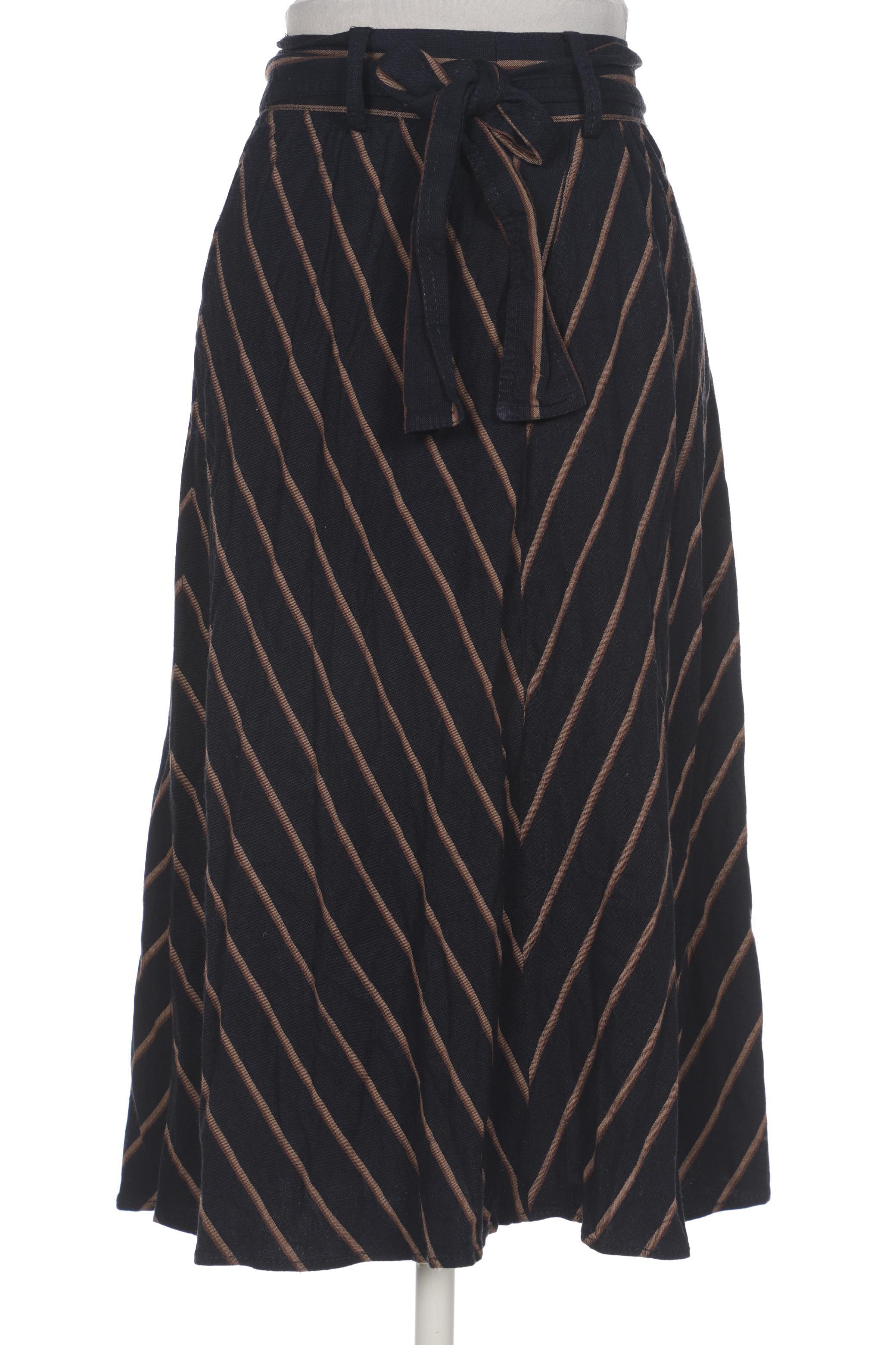 

Massimo Dutti Damen Rock, marineblau, Gr. 34