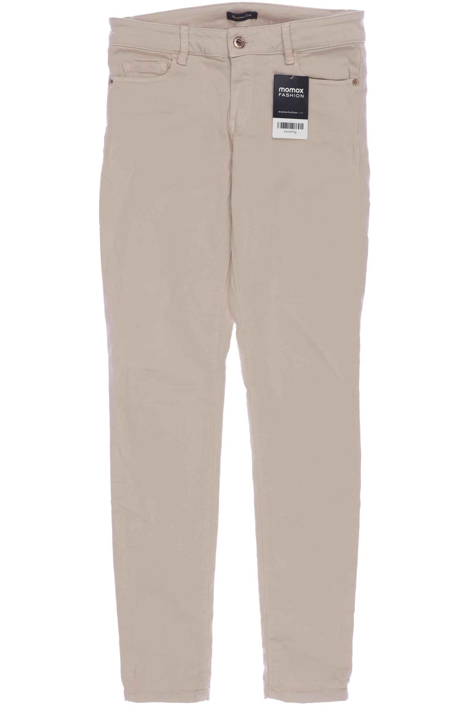 

Massimo Dutti Damen Jeans, cremeweiß, Gr. 36