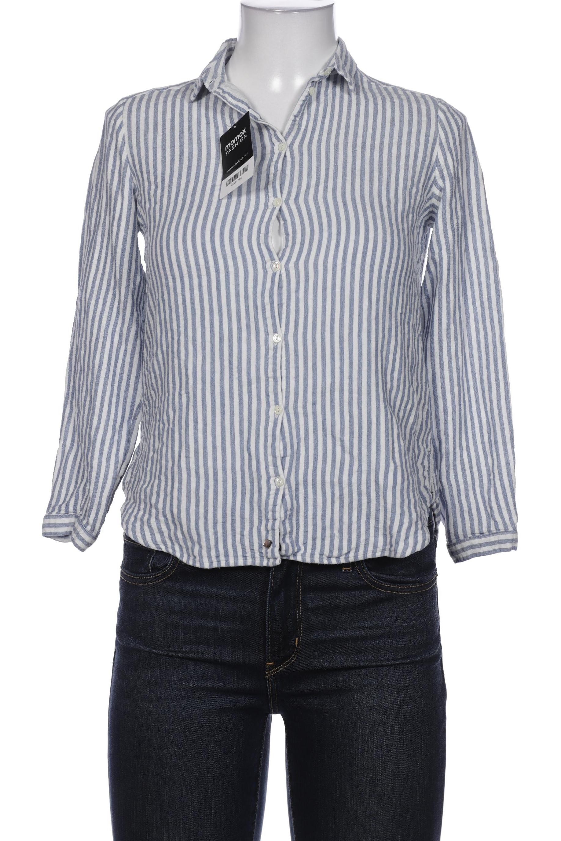 

Massimo Dutti Damen Bluse, blau, Gr. 36