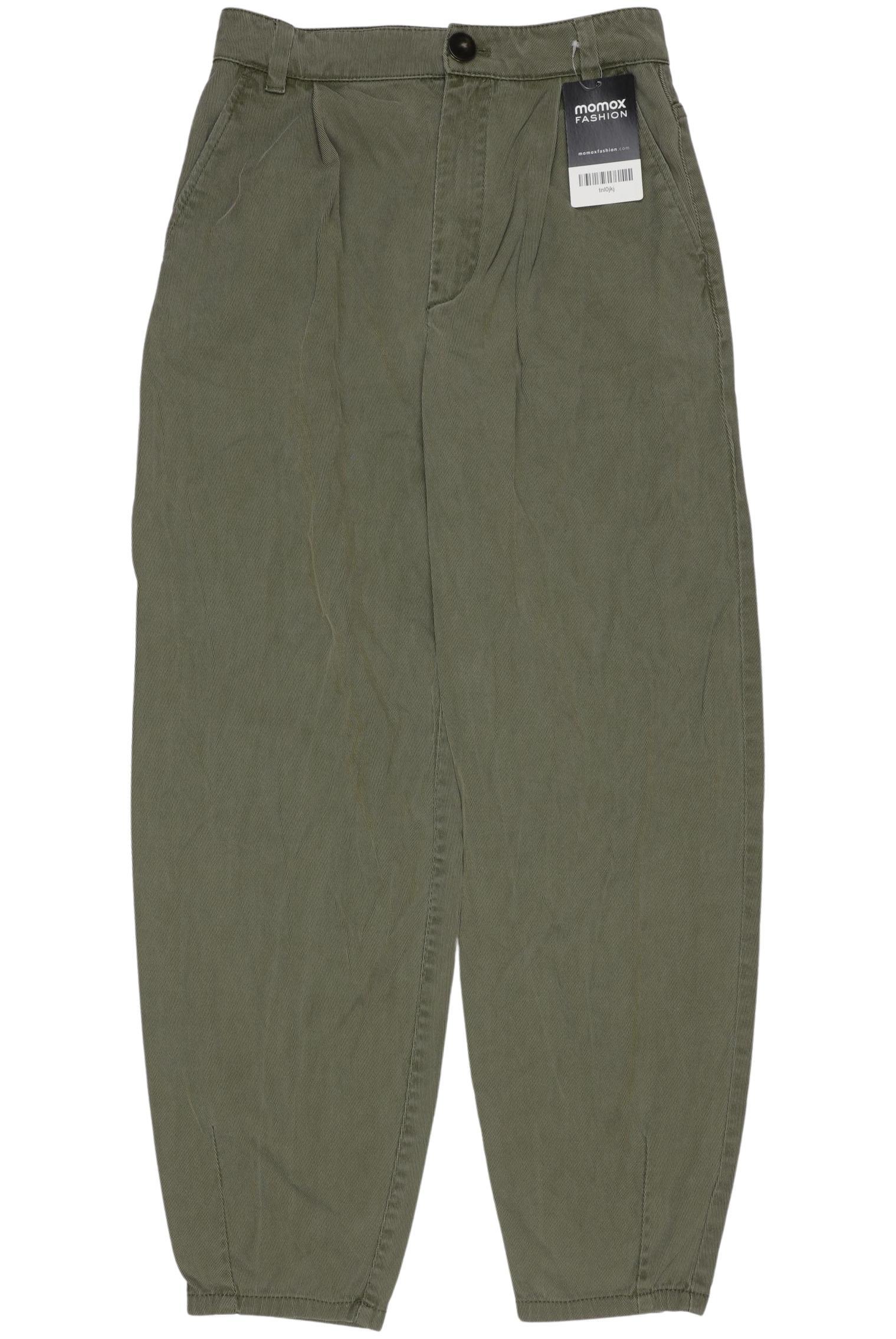 

Massimo Dutti Damen Stoffhose, grün, Gr. 34