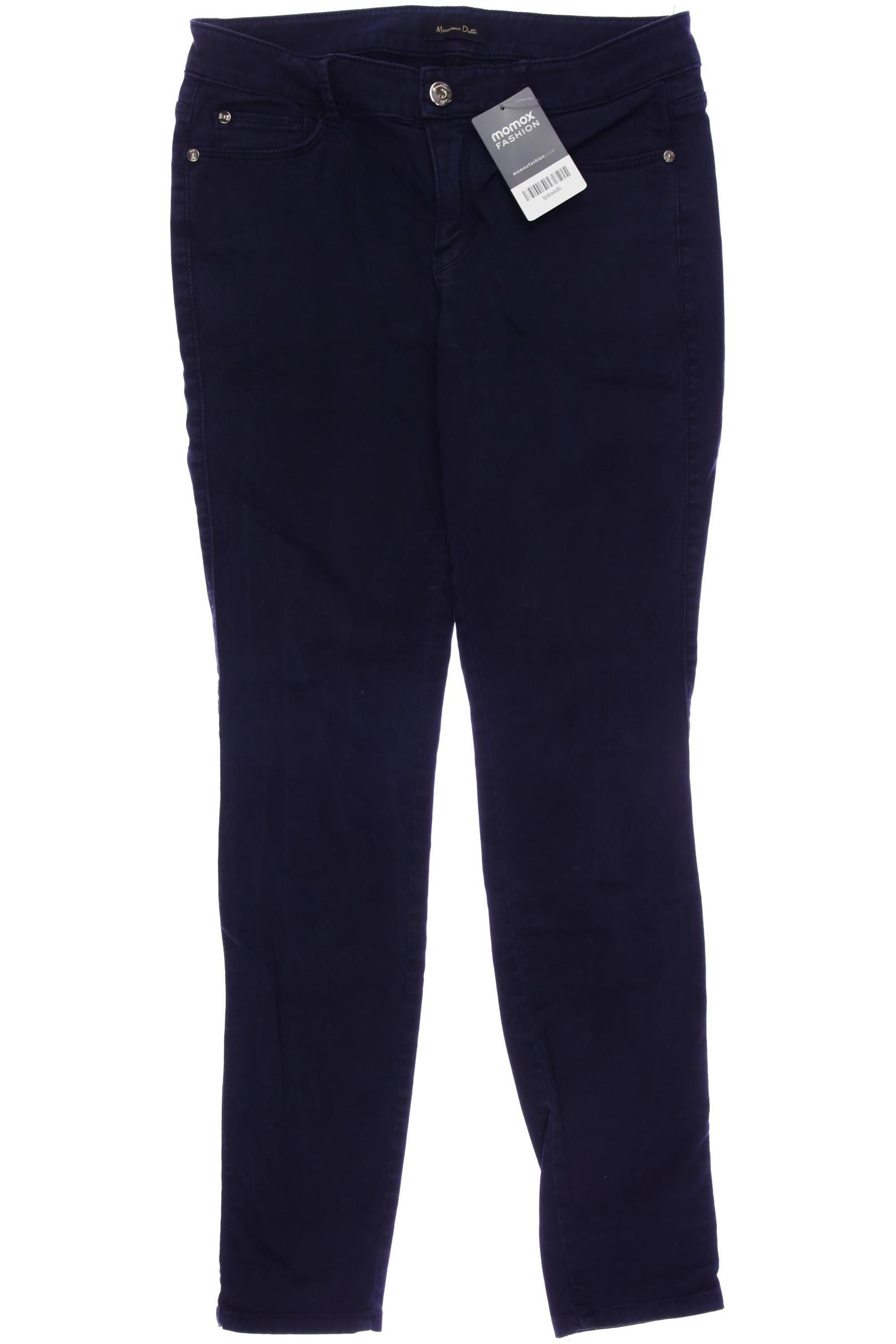

Massimo Dutti Damen Stoffhose, marineblau, Gr. 29