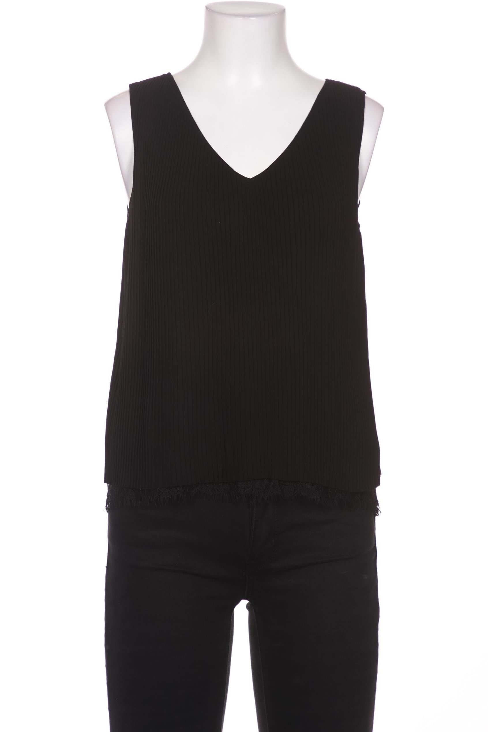 

Massimo Dutti Damen Top, schwarz, Gr. 34