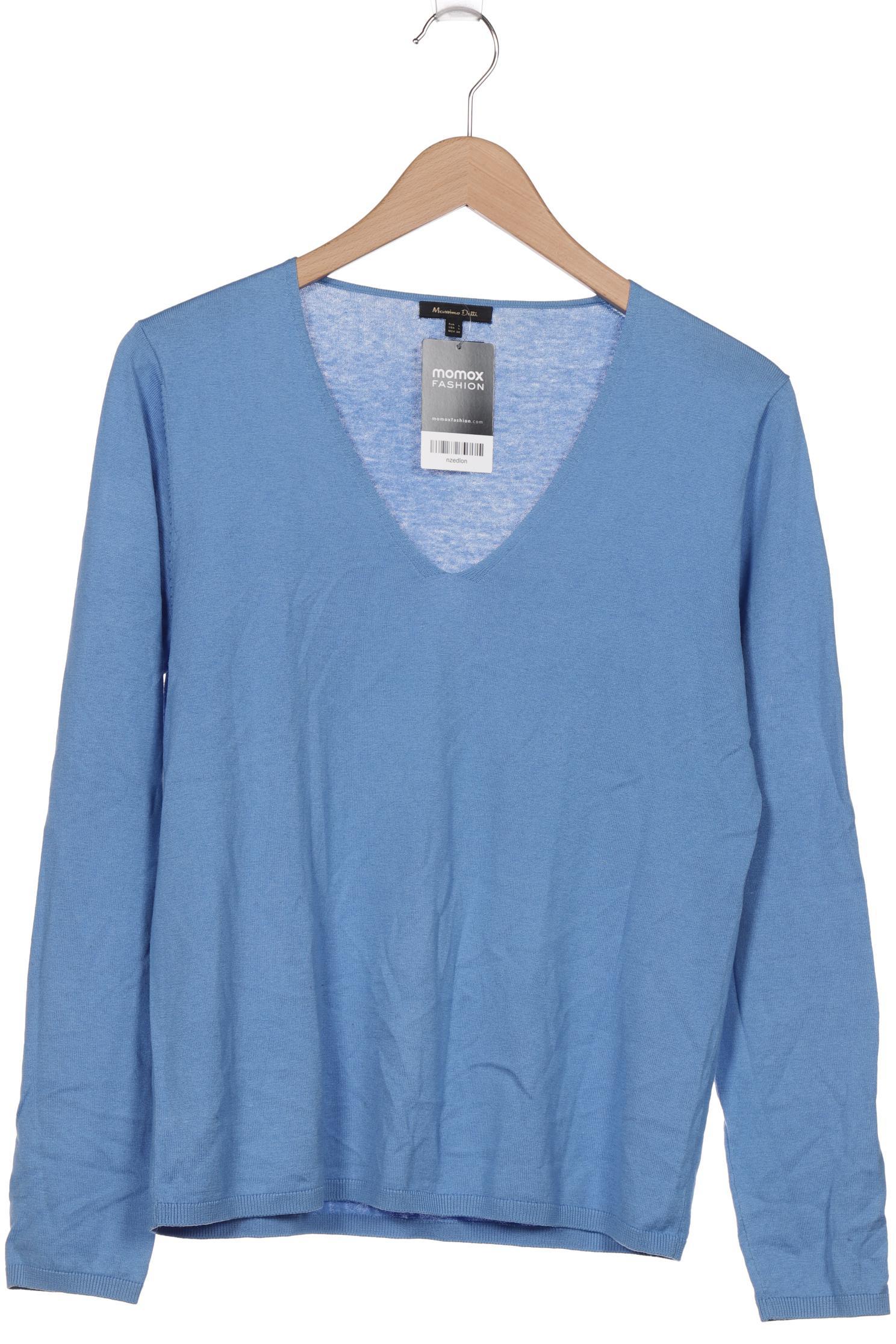 

Massimo Dutti Damen Pullover, blau, Gr. 42