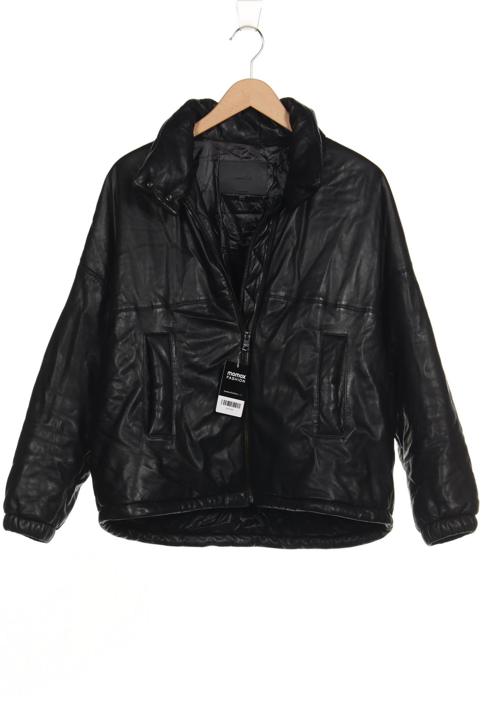 

Massimo Dutti Damen Jacke, schwarz, Gr. 34