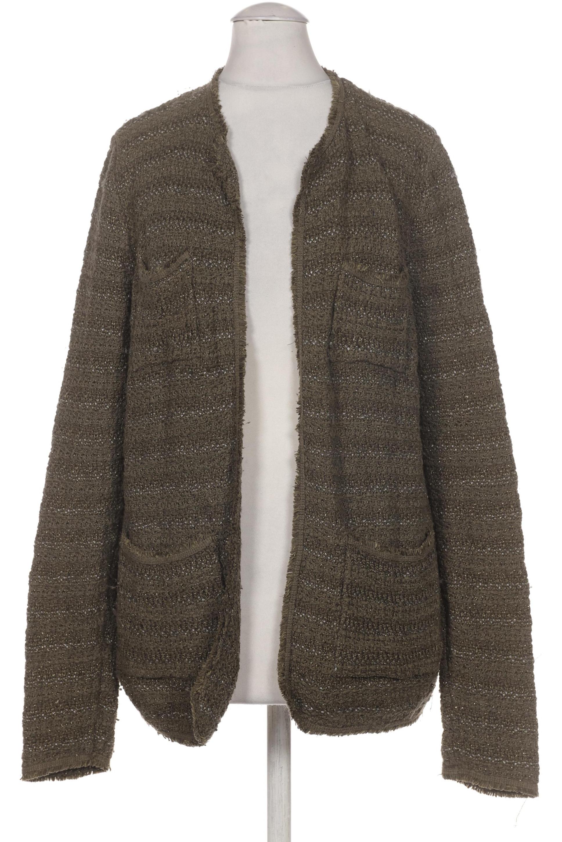 

Massimo Dutti Damen Strickjacke, grün, Gr. 34