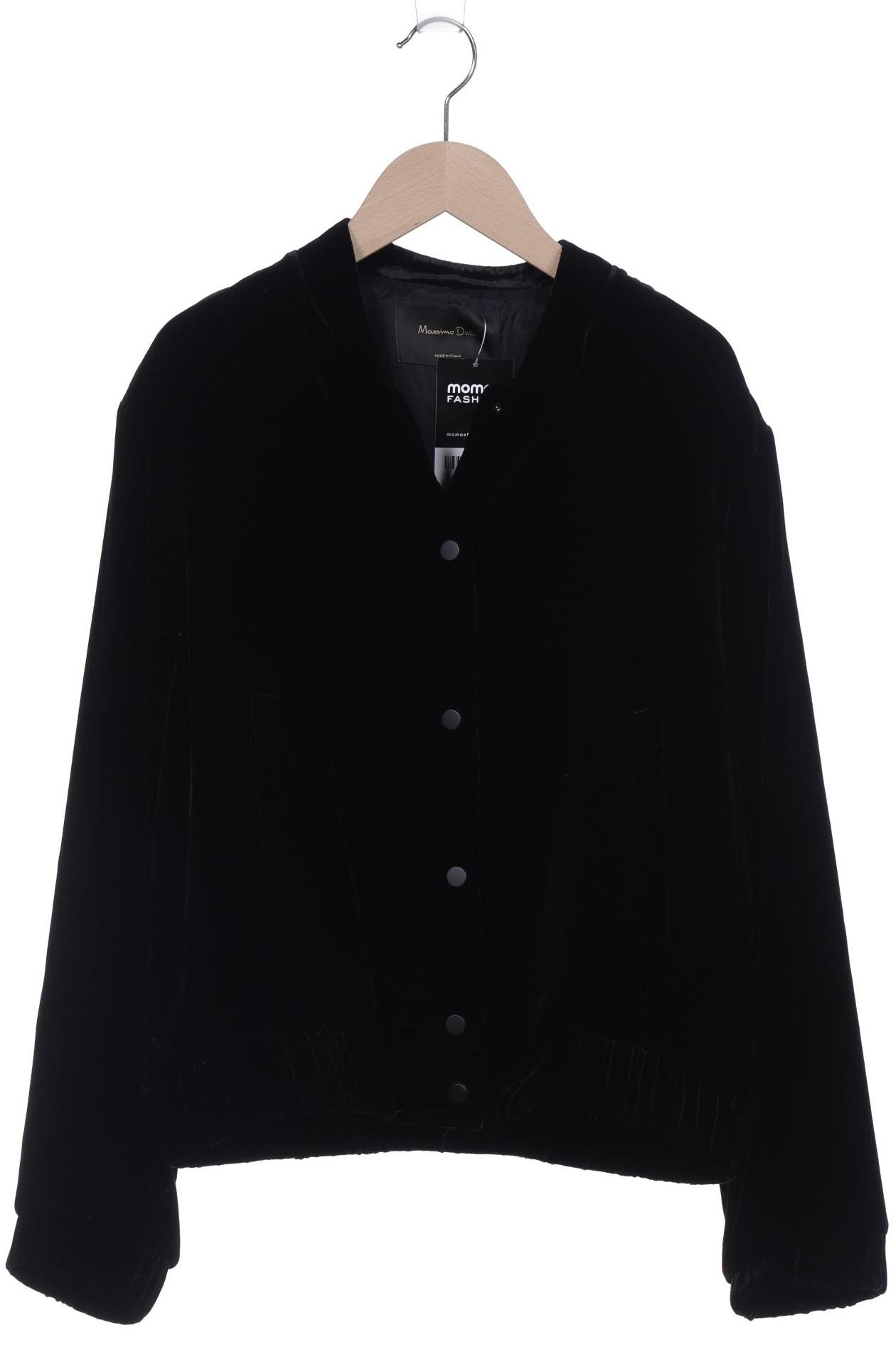 

Massimo Dutti Damen Jacke, schwarz, Gr. 34