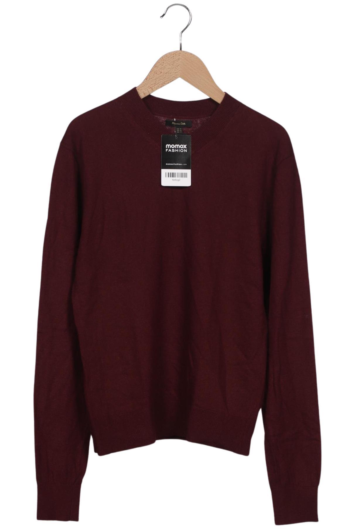 

Massimo Dutti Damen Pullover, bordeaux, Gr. 38