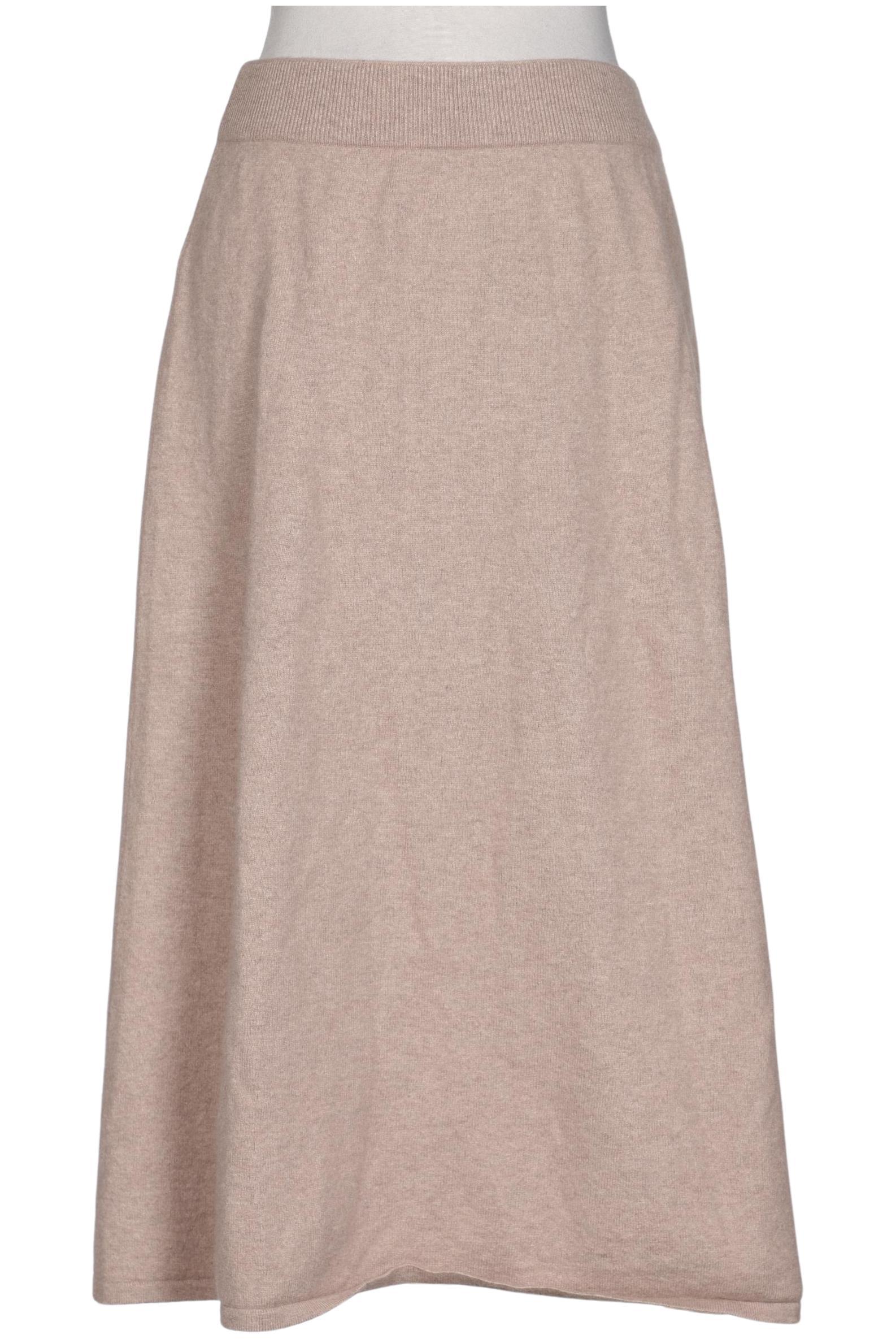 

Massimo Dutti Damen Rock, beige, Gr. 38