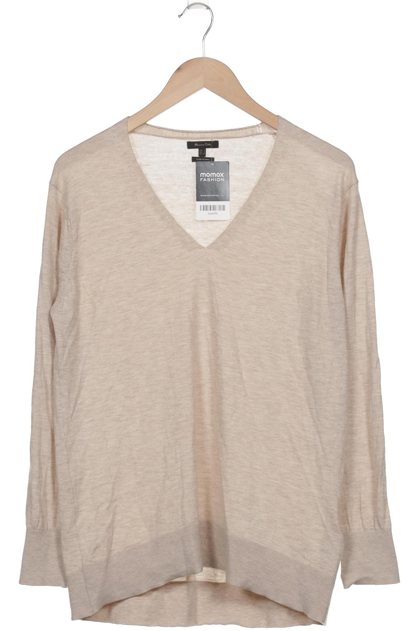 

Massimo Dutti Damen Pullover, cremeweiß, Gr. 36