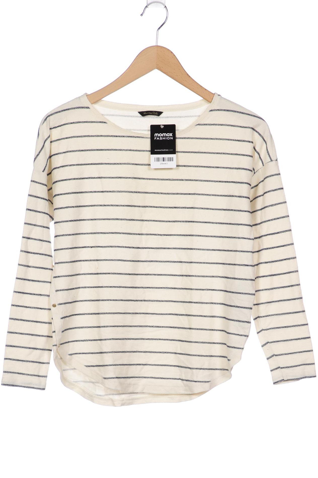 

Massimo Dutti Damen Sweatshirt, cremeweiß, Gr. 36