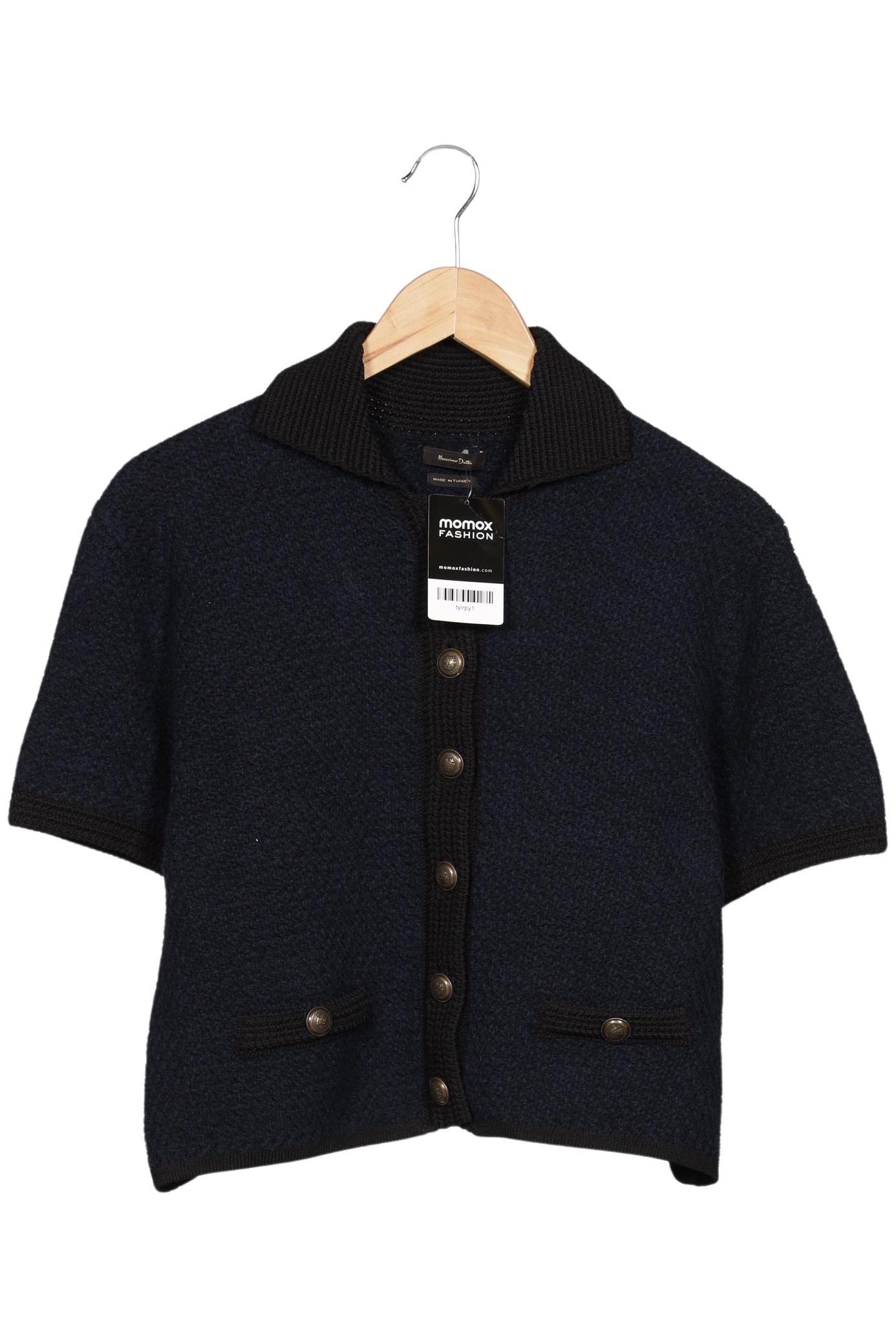 

Massimo Dutti Damen Strickjacke, marineblau, Gr. 38