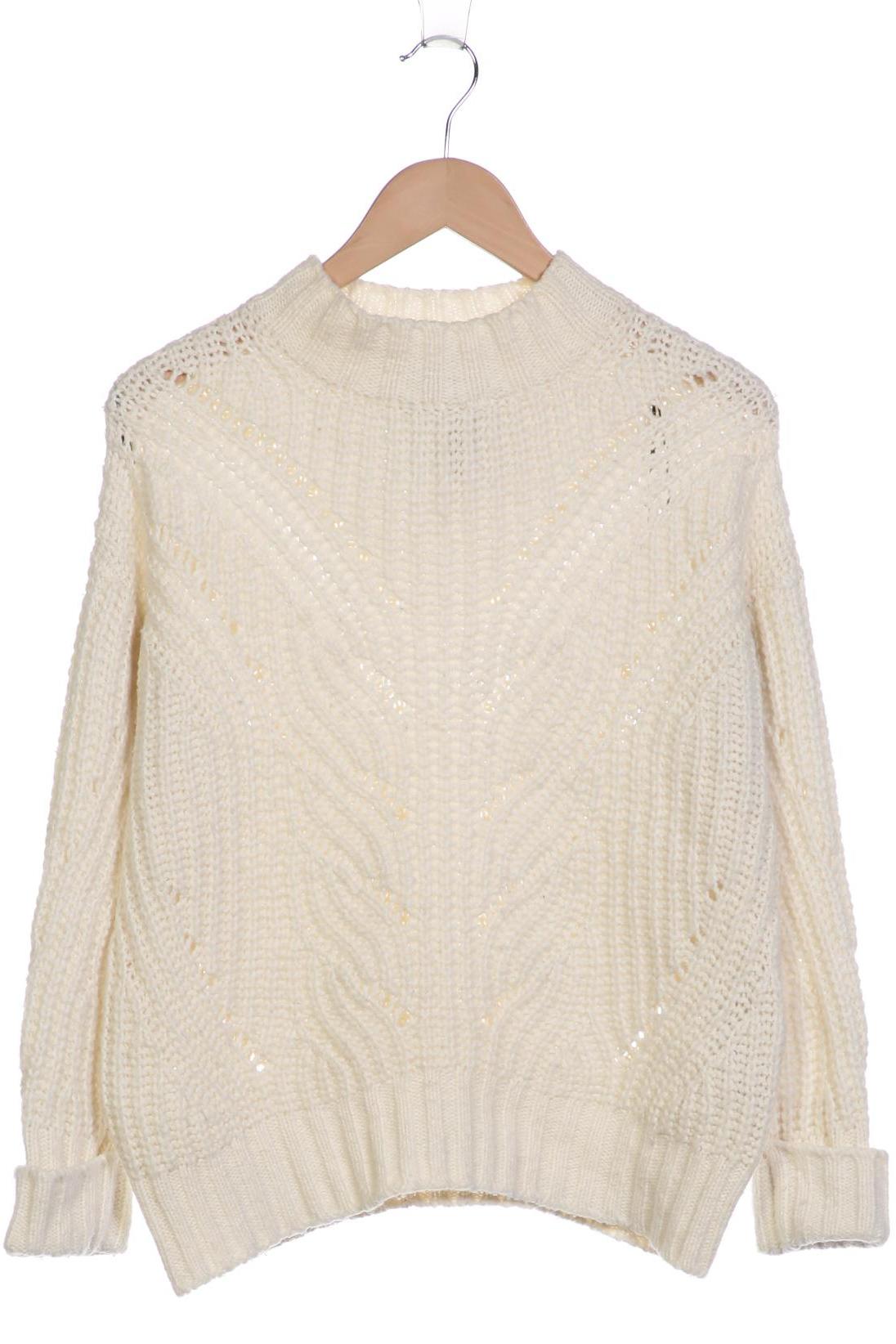 

Massimo Dutti Damen Pullover, weiß, Gr. 34