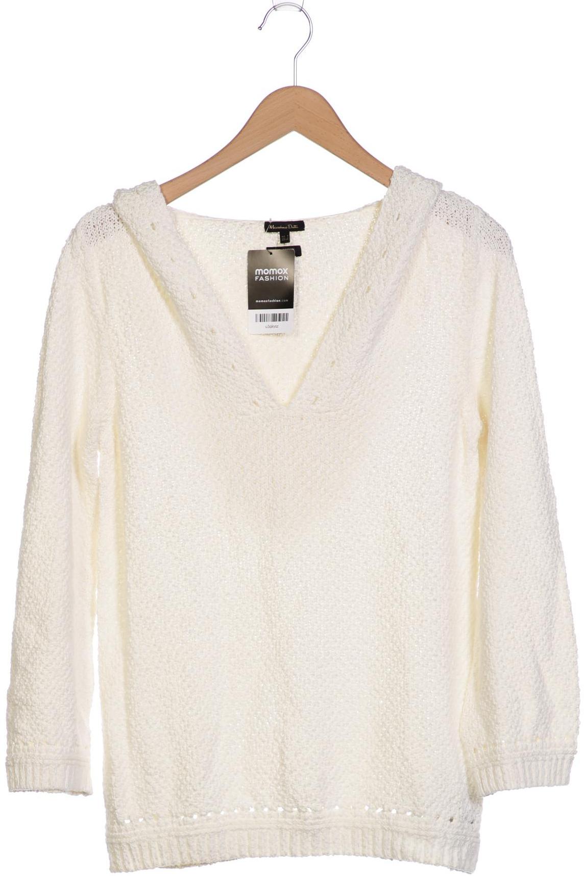 

Massimo Dutti Damen Pullover, cremeweiß, Gr. 36