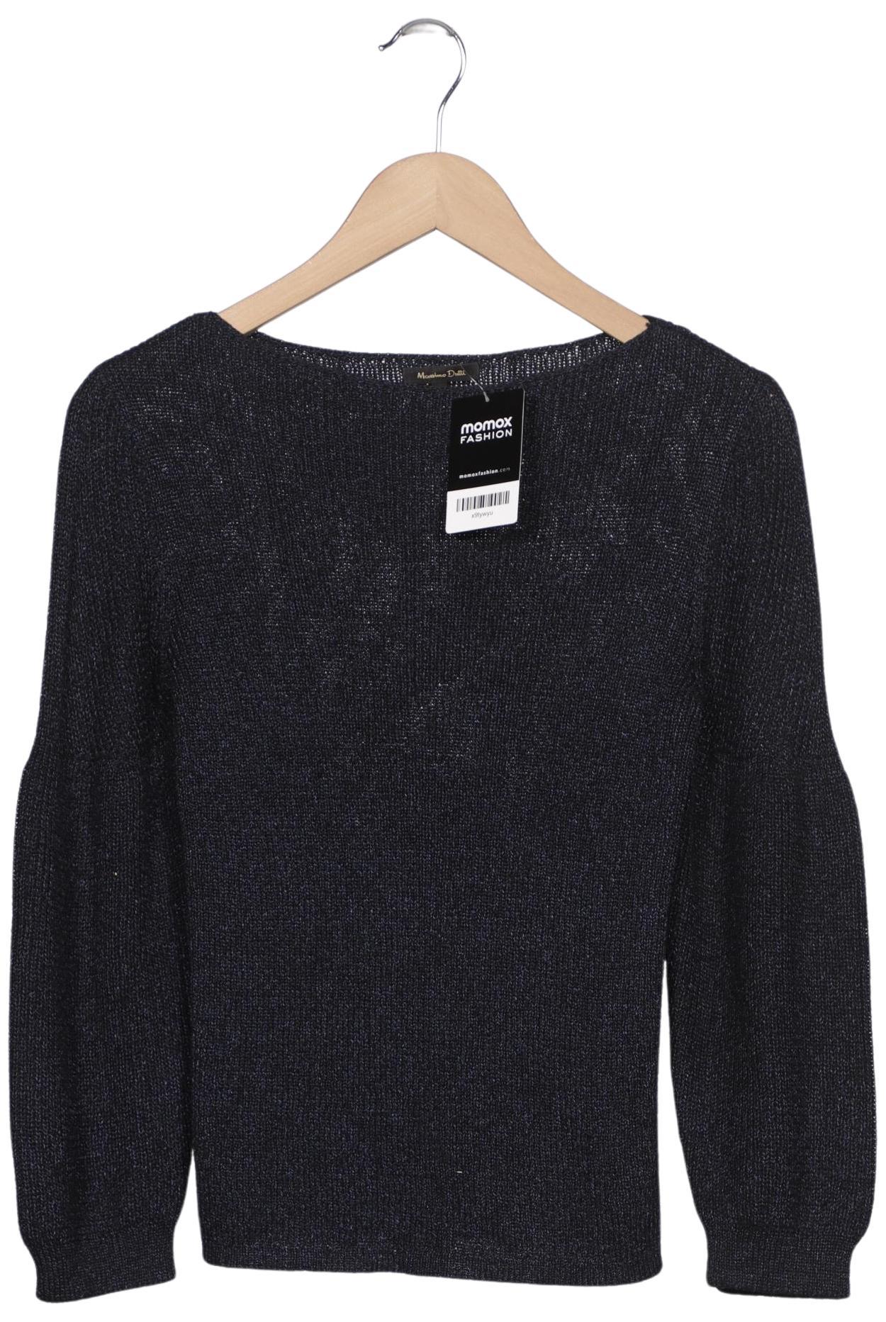 

Massimo Dutti Damen Pullover, marineblau, Gr. 36