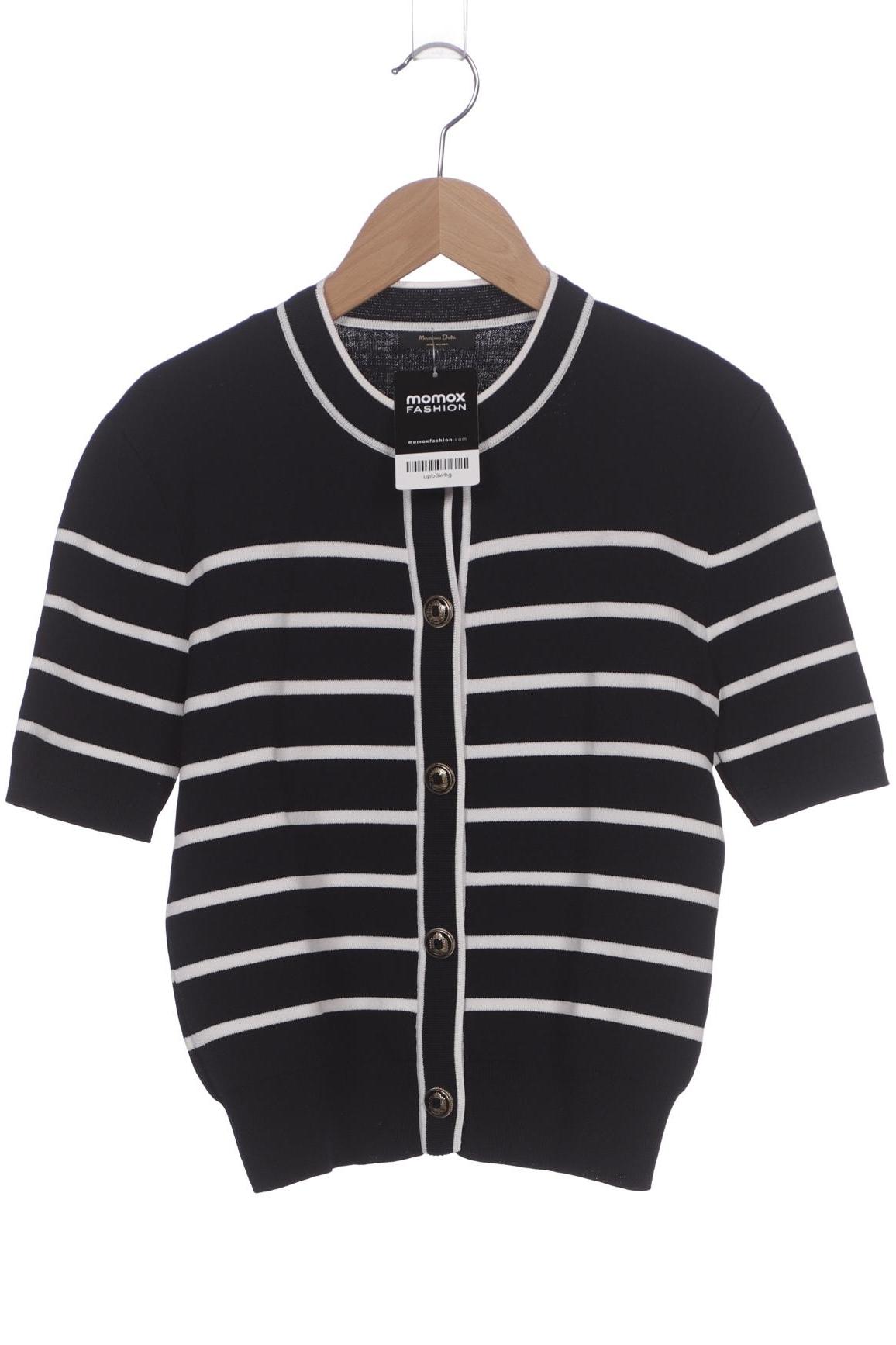 

Massimo Dutti Damen Strickjacke, marineblau, Gr. 34