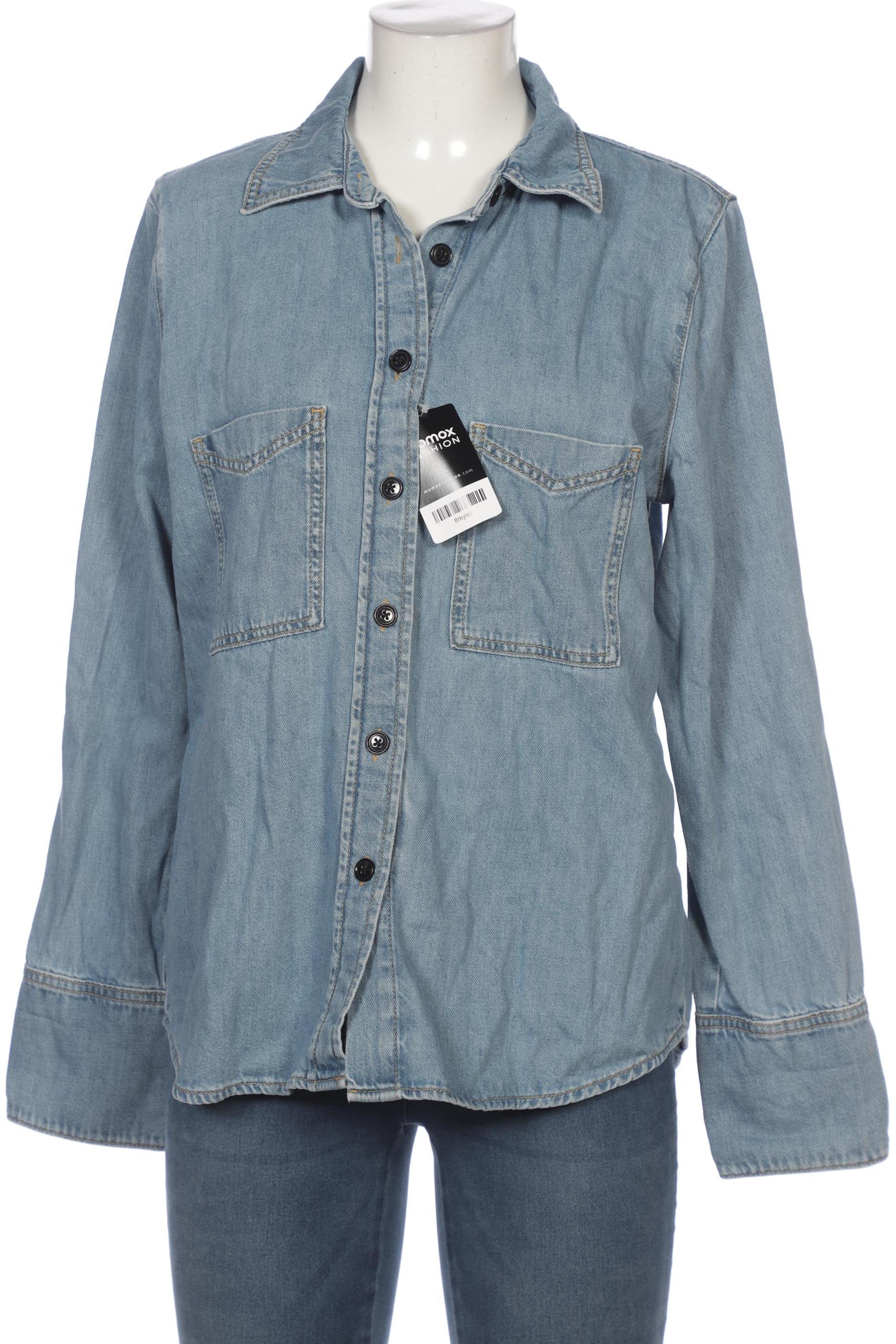 

Massimo Dutti Damen Bluse, hellblau
